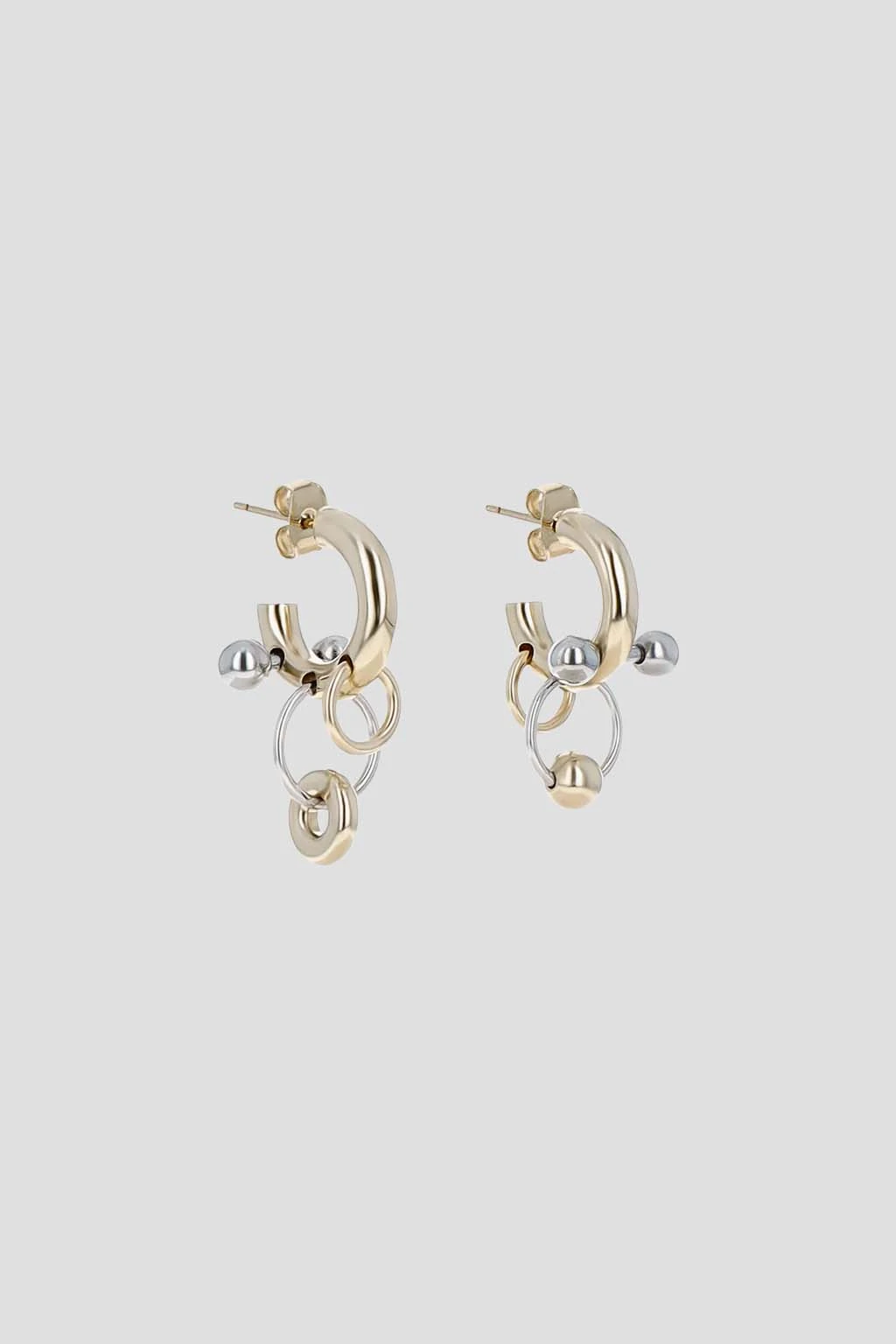 Faith Earrings Gold & Palladium