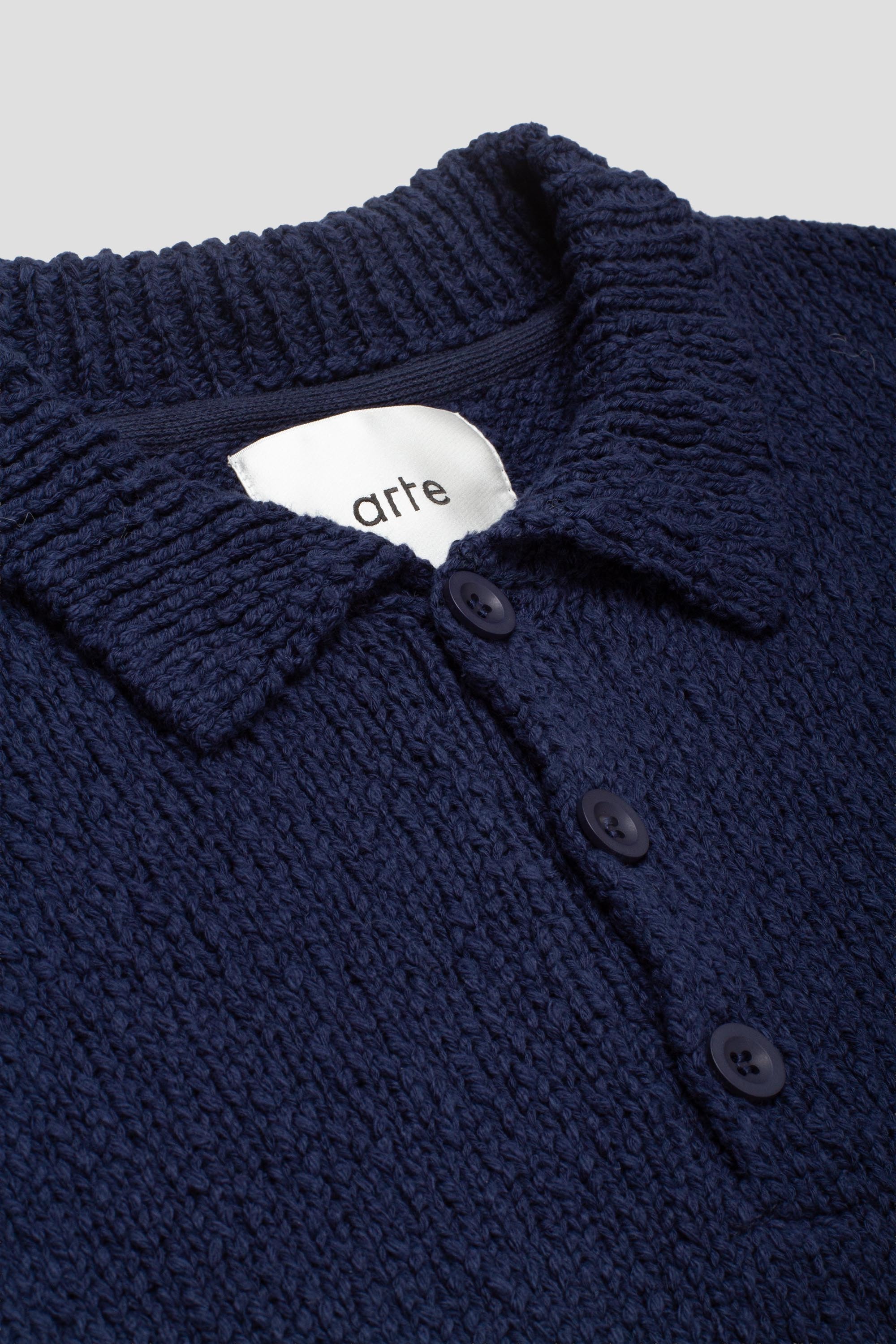 Football Knit Blue