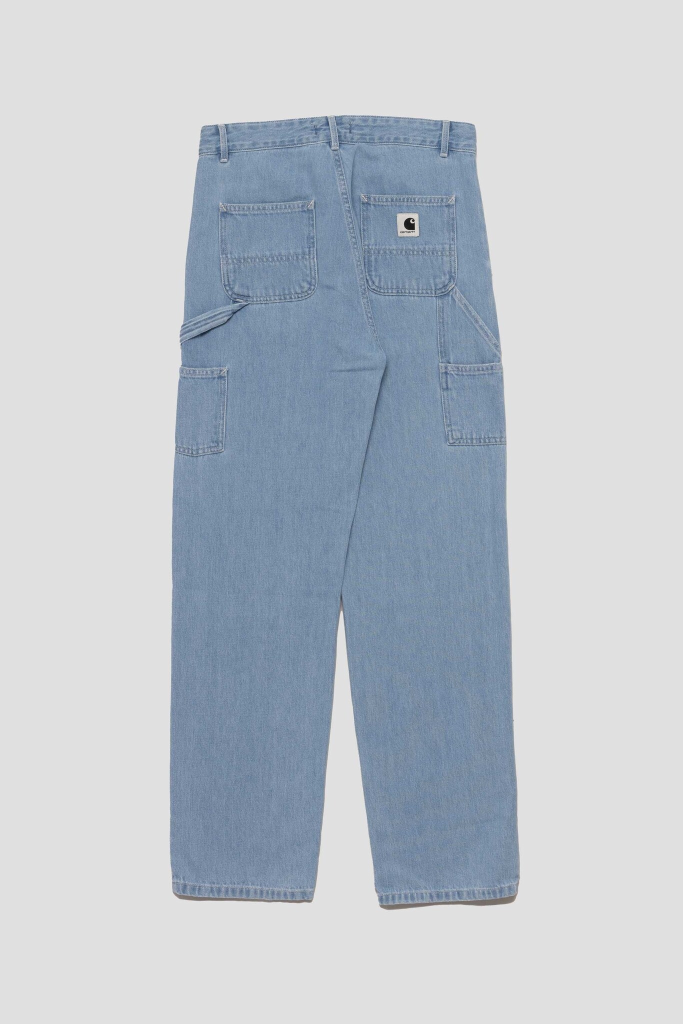 W Pierce Pant Straight Blue Stone Bleached