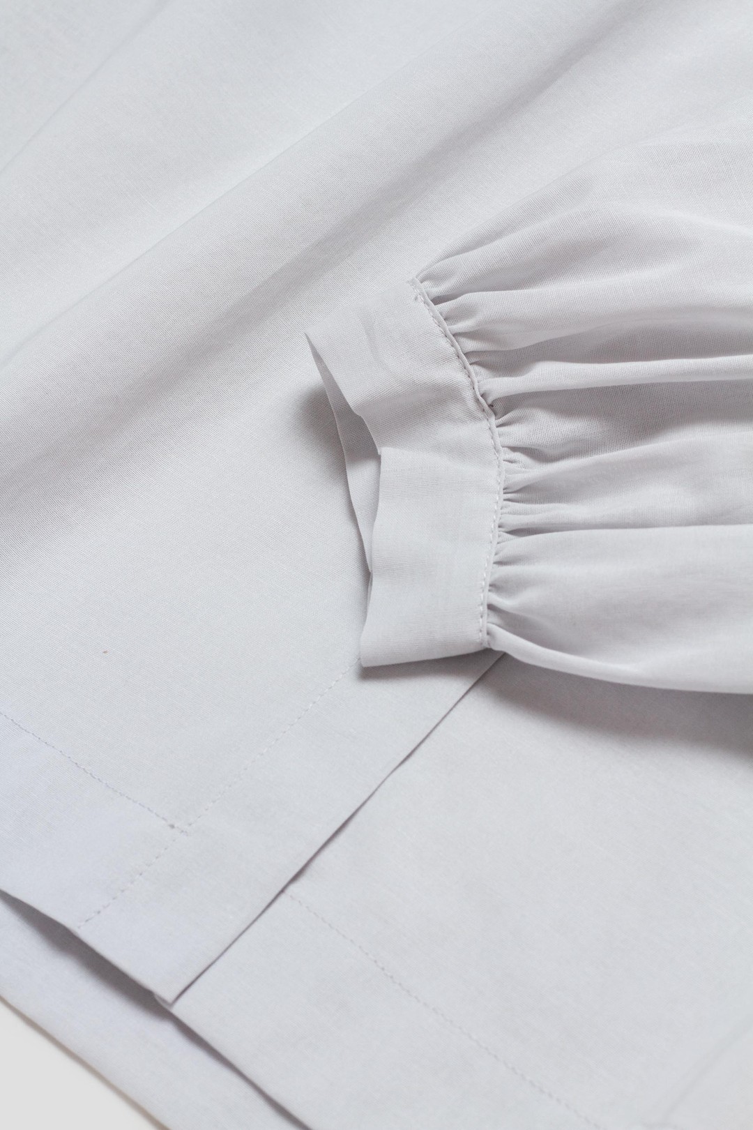 トップス AMOMENTO FRILL HOODED SHIRTS Frill Hooded Shirt Light Blue | Shelter