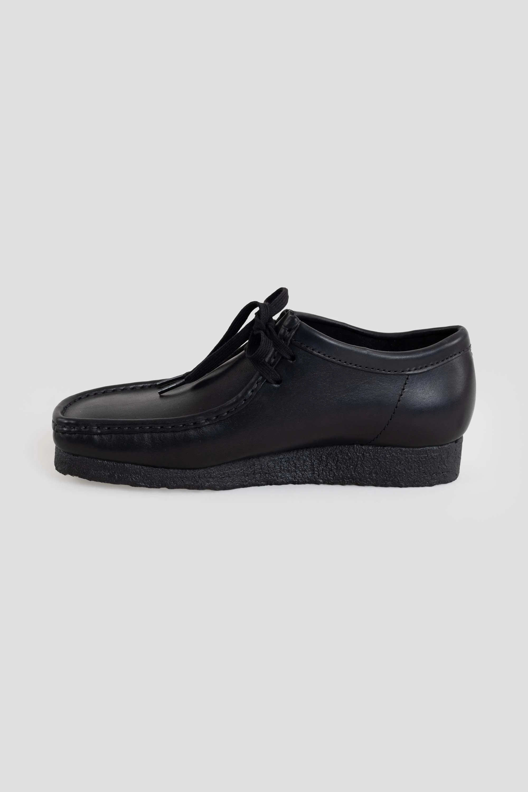 Wallabee Black Leather