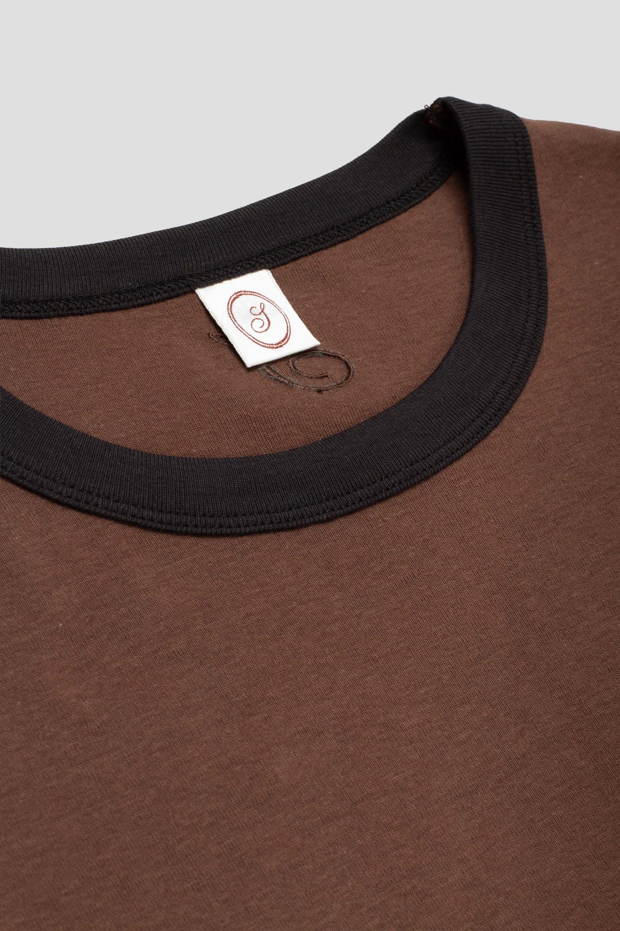 June T-Shirt Brown/Black