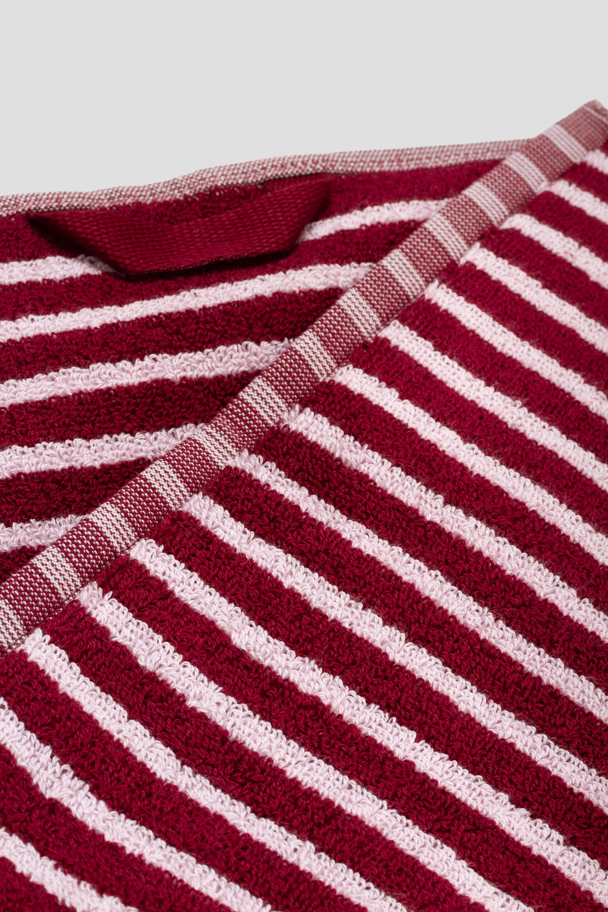 Terry Towel Guest Towel Red&Rose