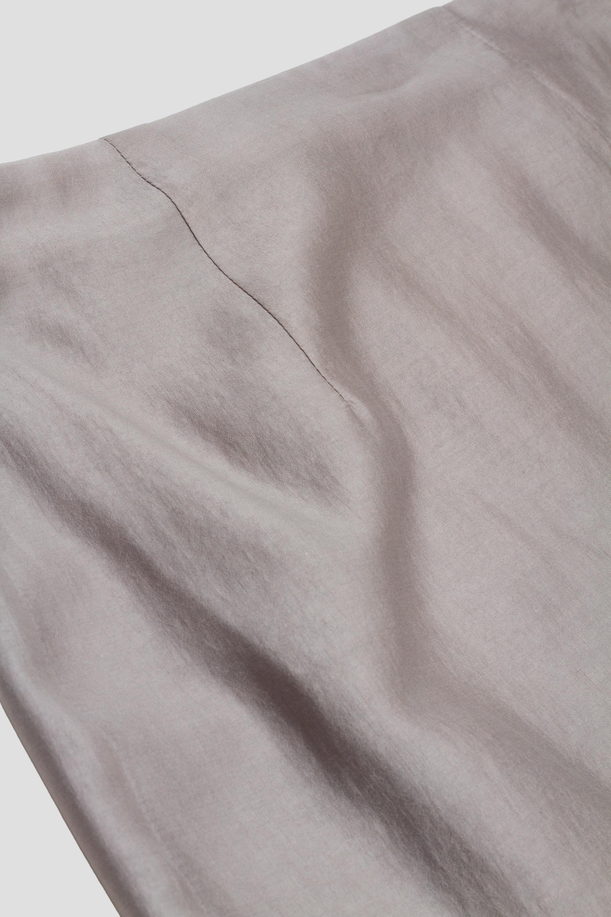 Silky Midi Skirt Grey