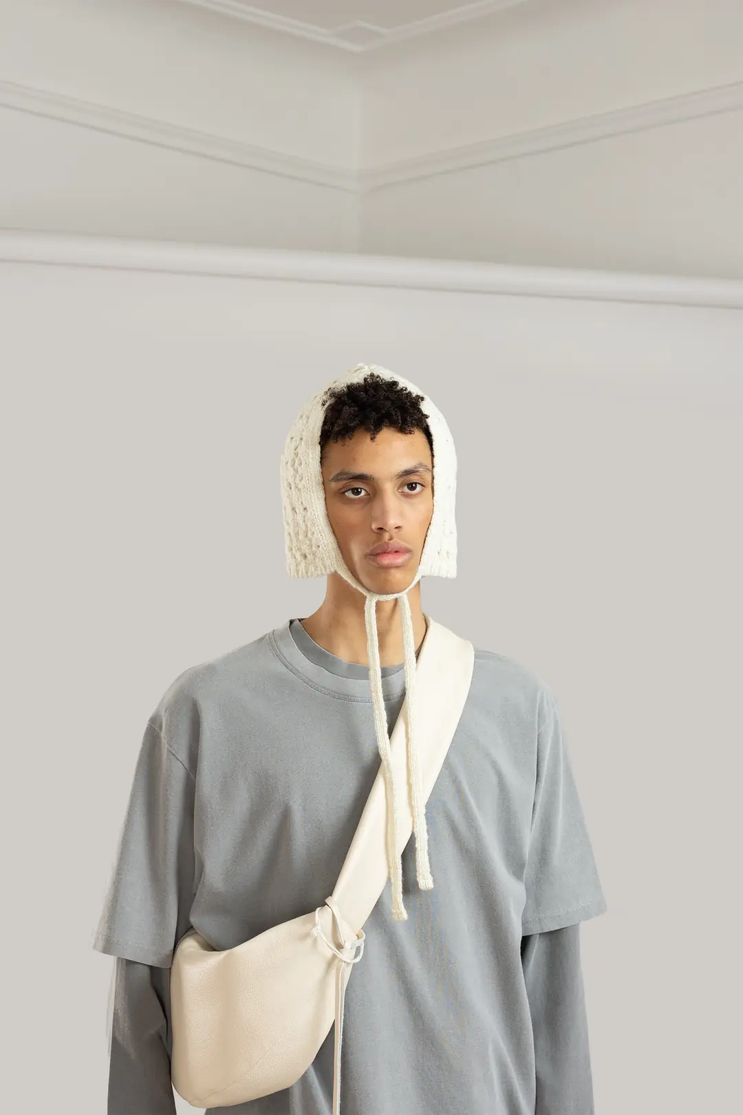 Crochet Knit Bonnet Ecru | Shelter