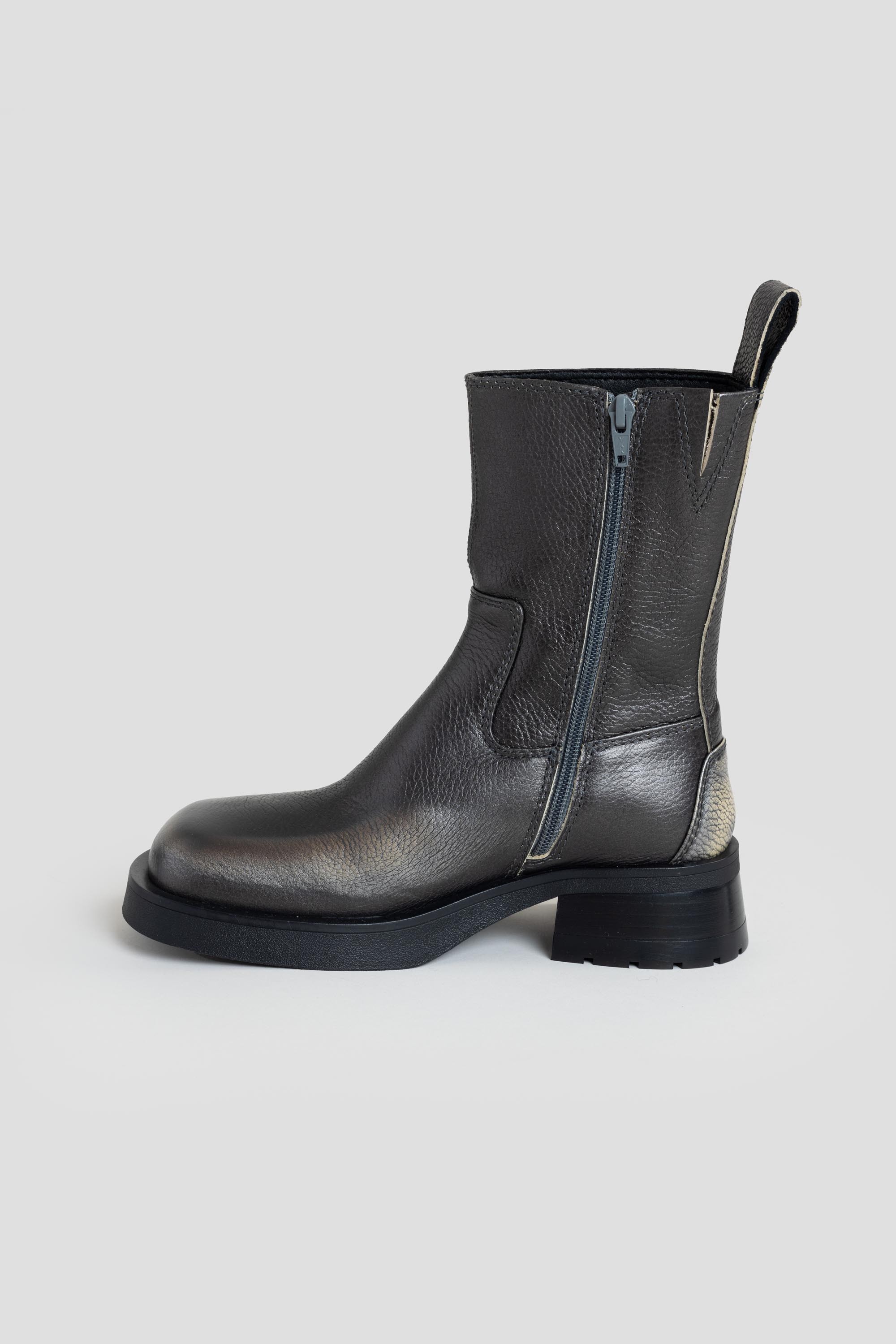 Yolanda Boots Brushed Silver