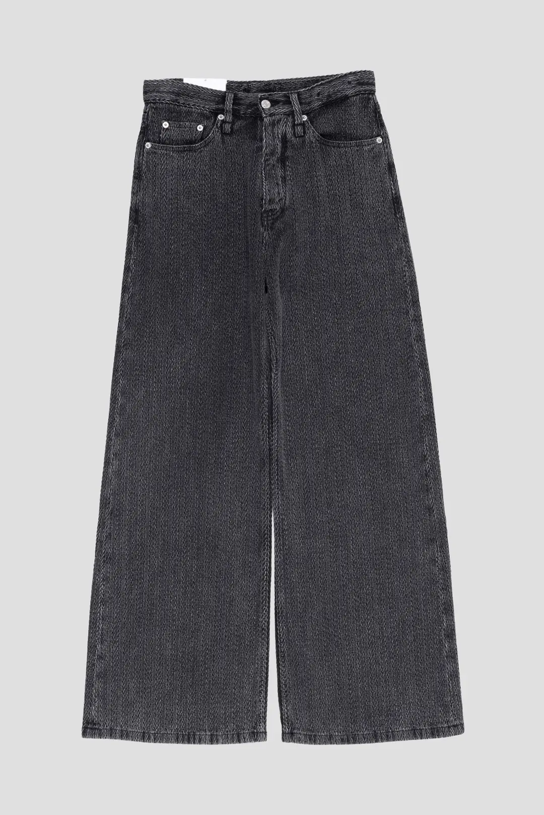HOPESkid Jeans Black Herringbone