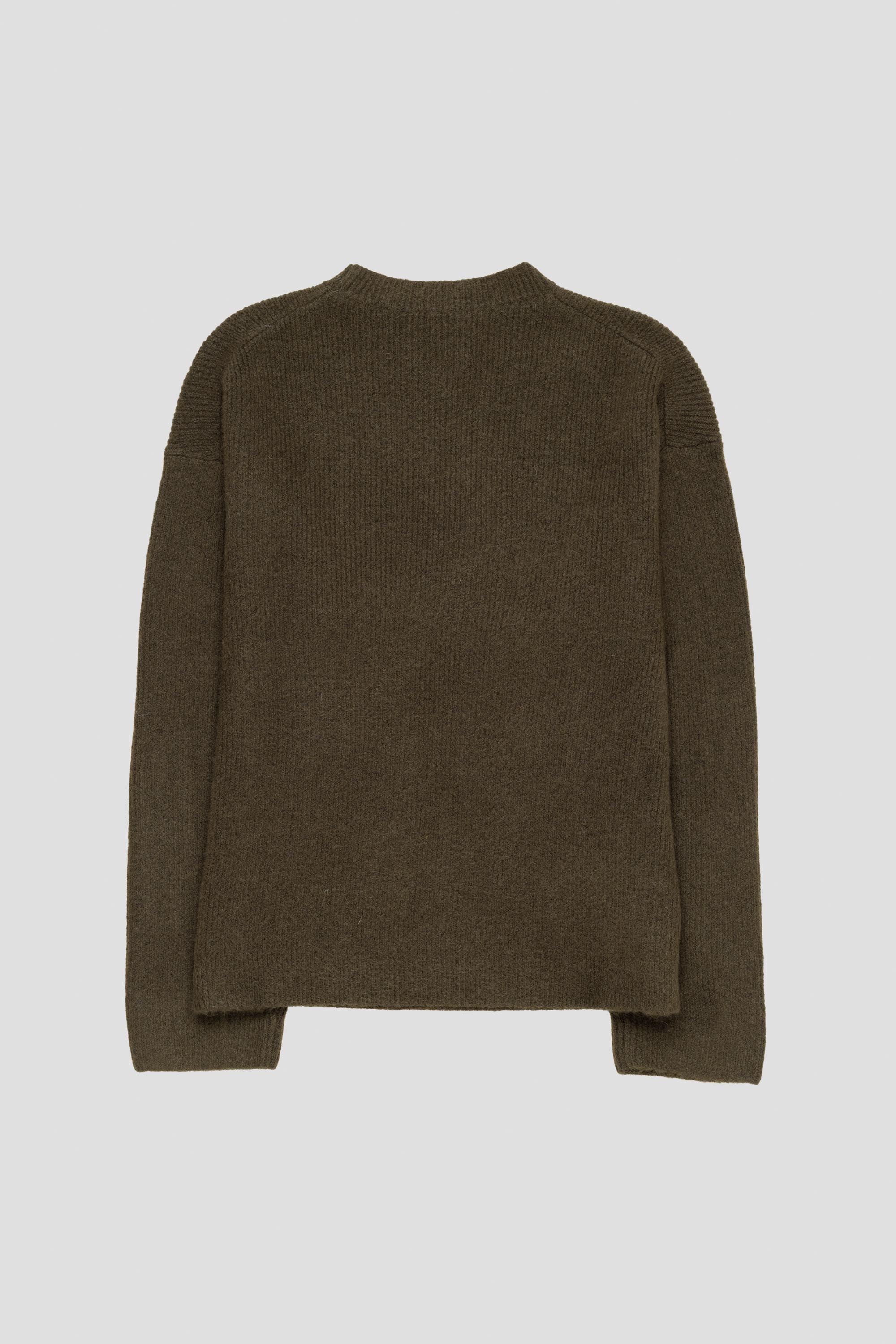 Signature Knitted Crewneck Olive Night