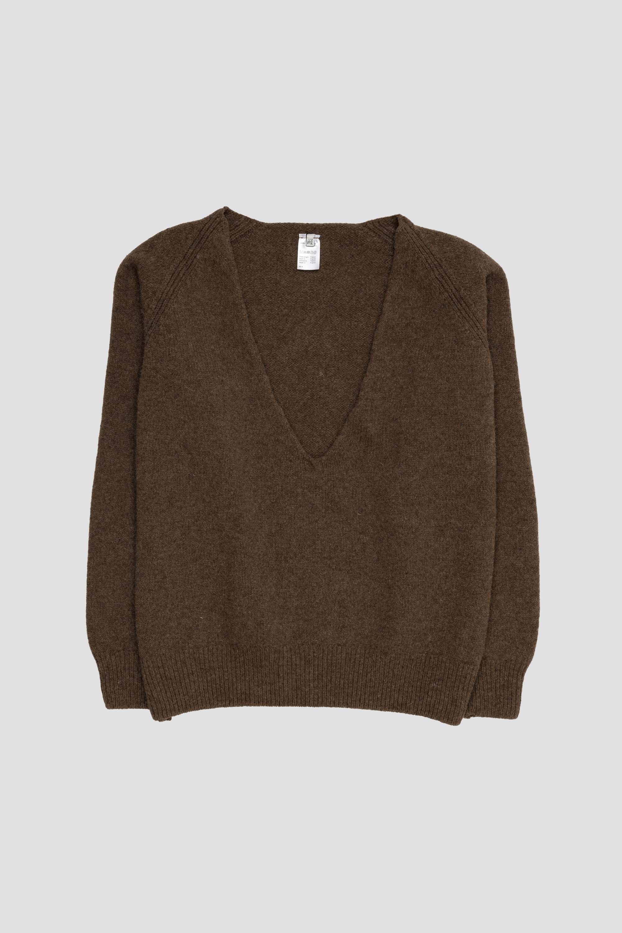 Soar V Neck Burel Brown