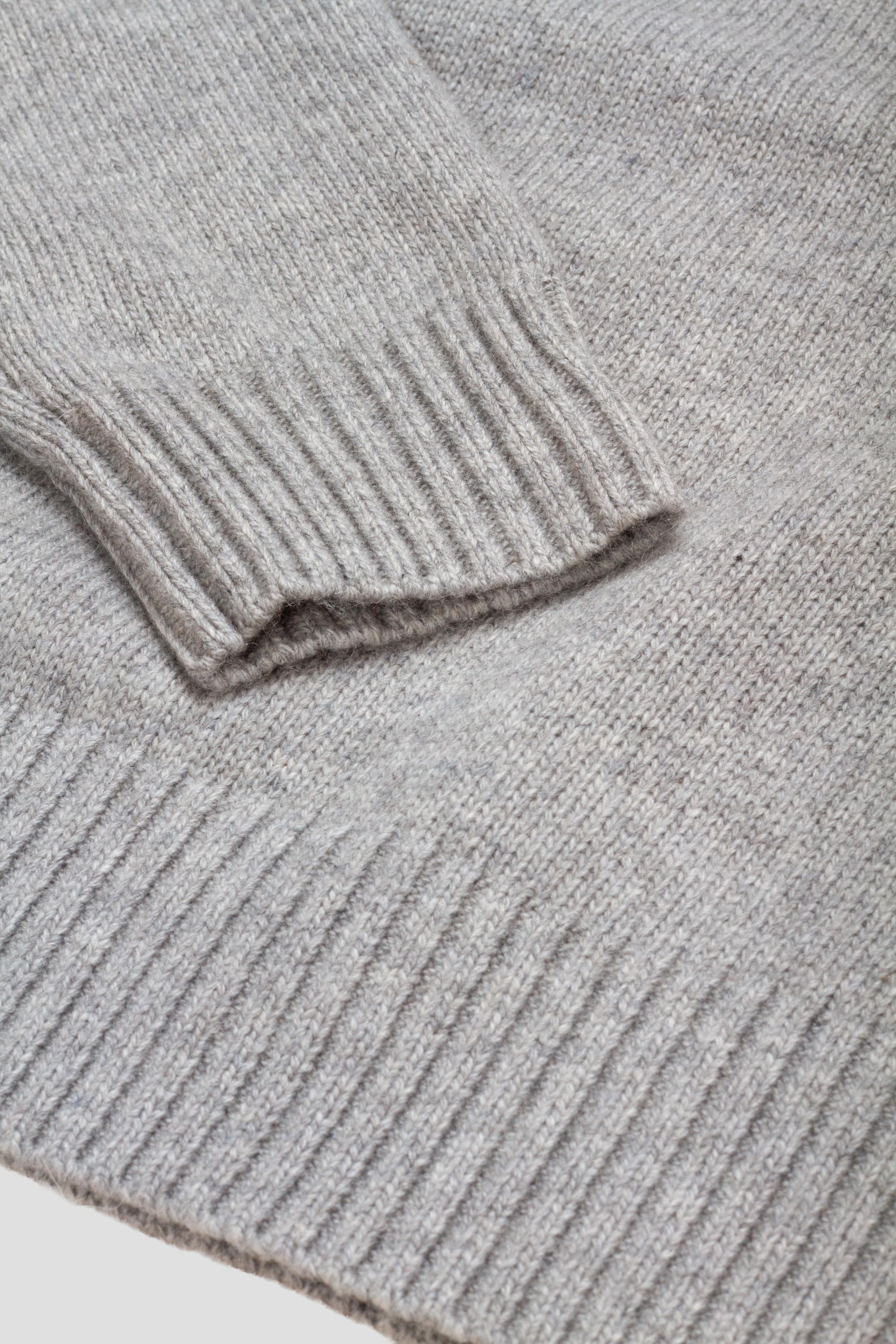 Essential Knitted Crewneck Heather Grey