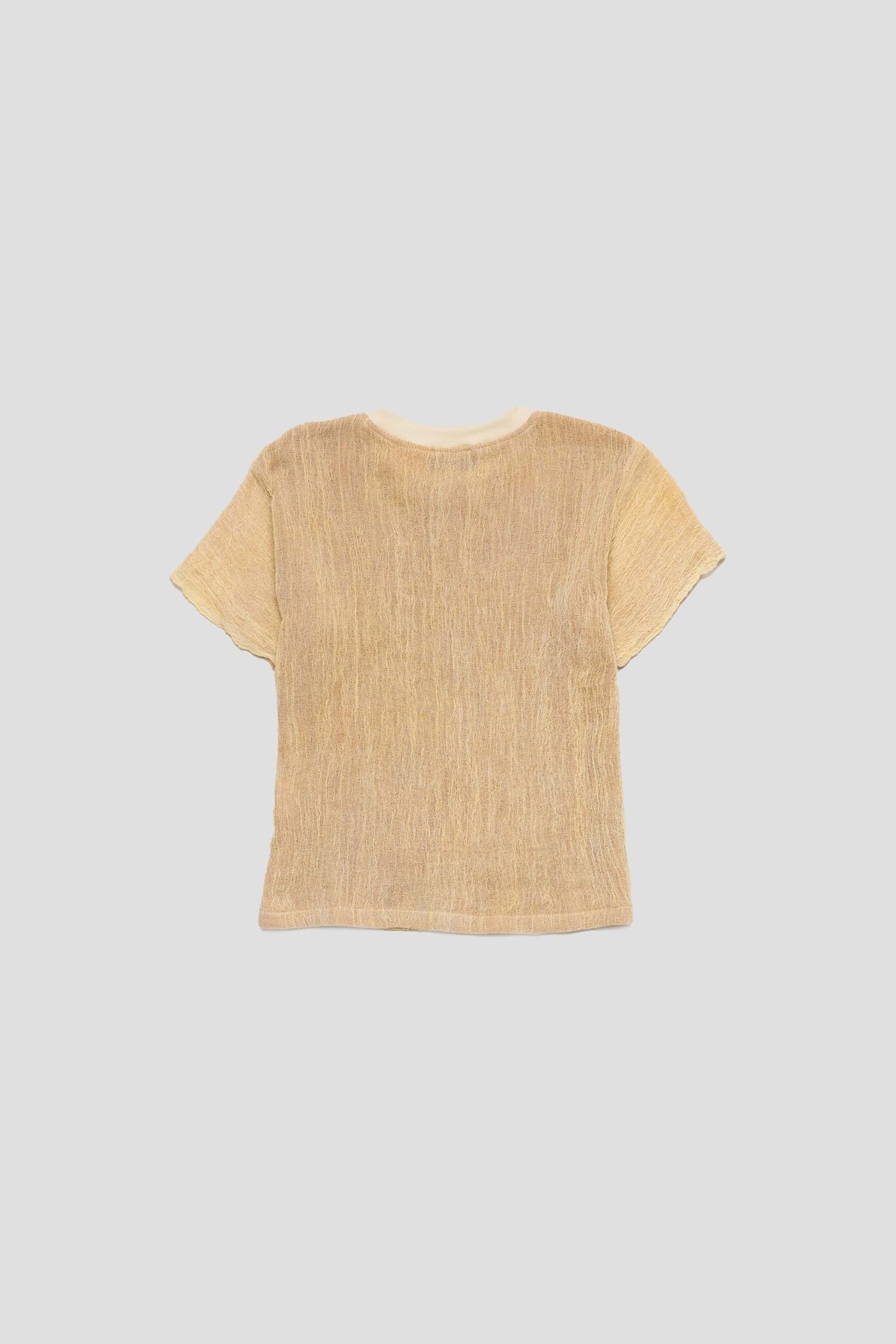 Gauze T-Shirt Beige