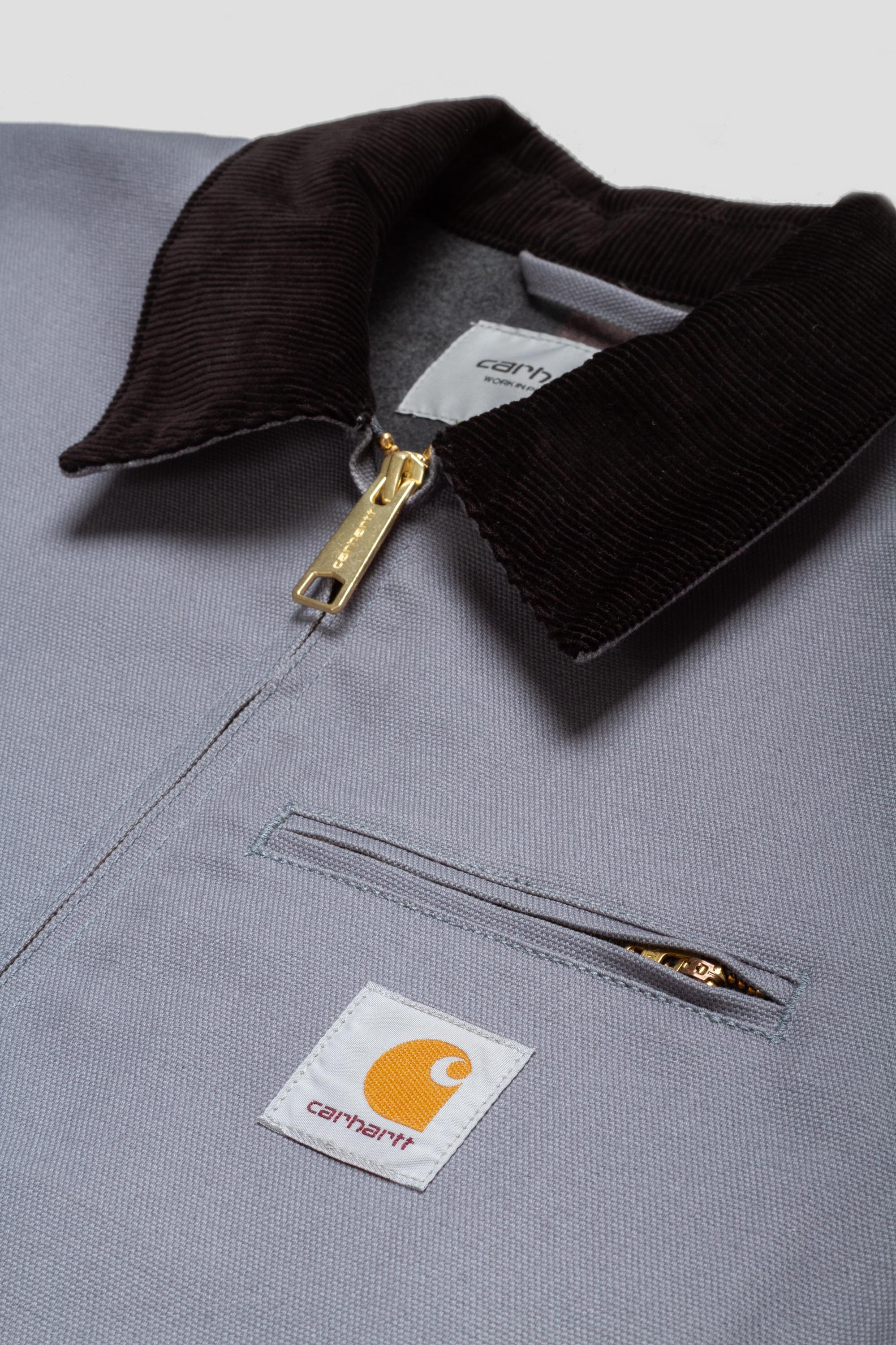 Carhartt Detroit Jacket Dove Grey/Black