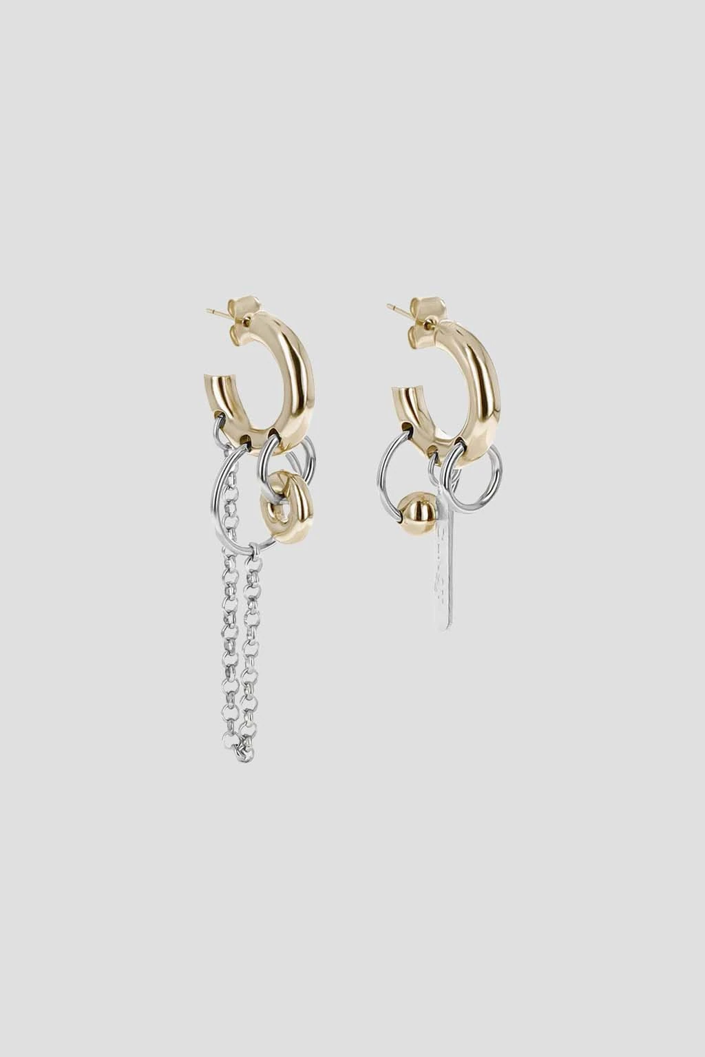 Irvin Earrings Gold & Palladium