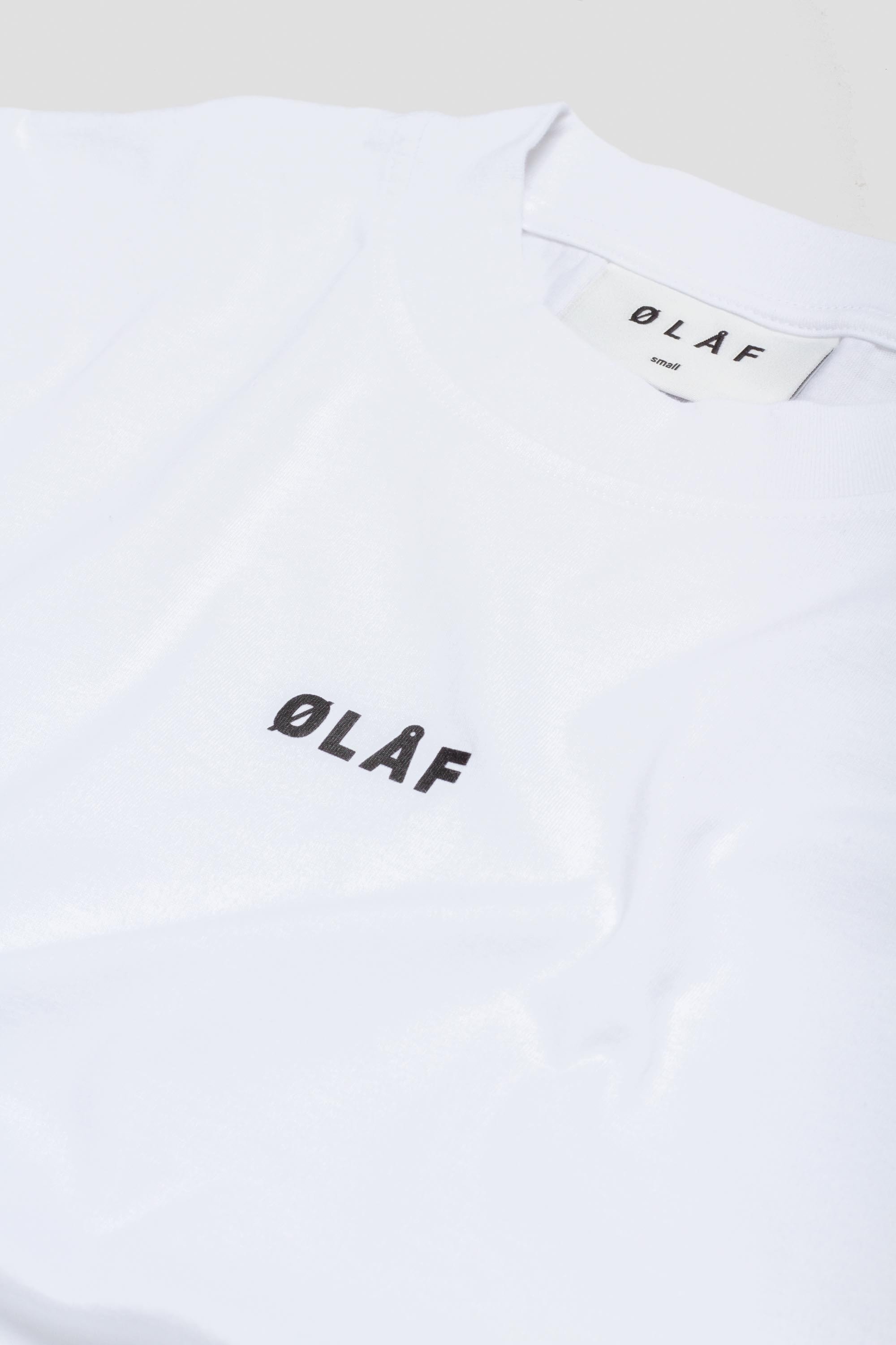 Block Tee Optical White