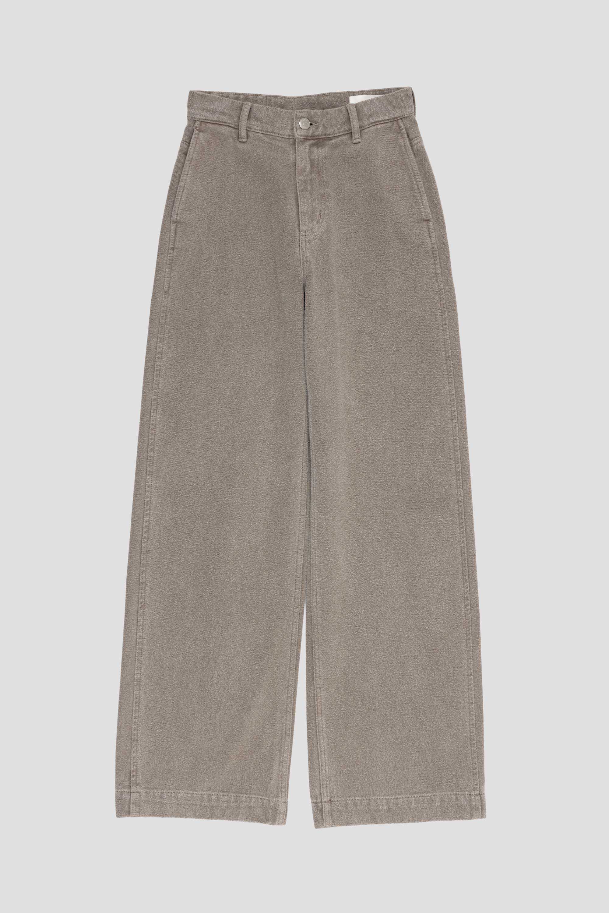 Women's Straight Cut Jeans Brushed Mudstone