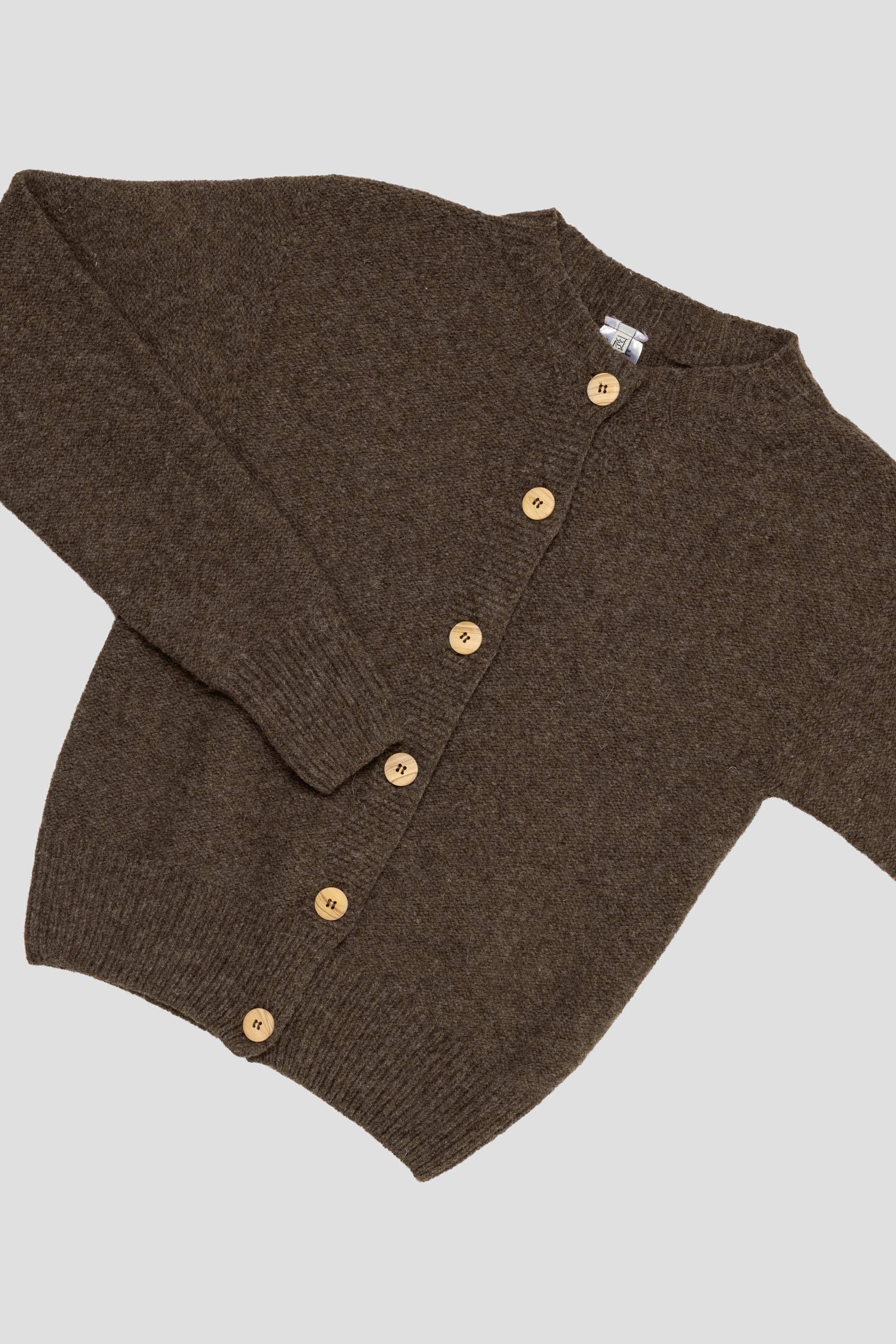 Tier Cardigan Burel Brown