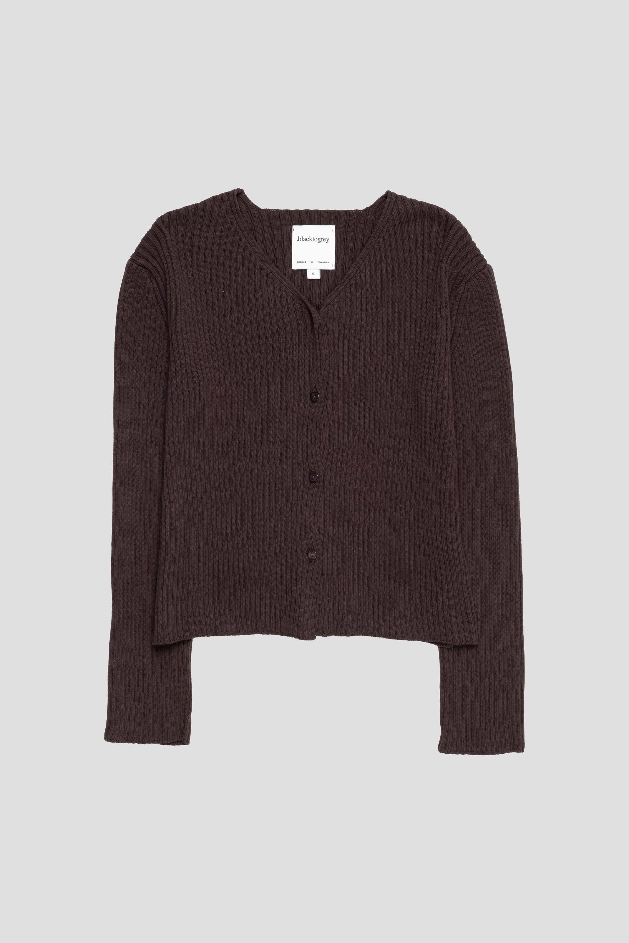 June Cardigan Brown