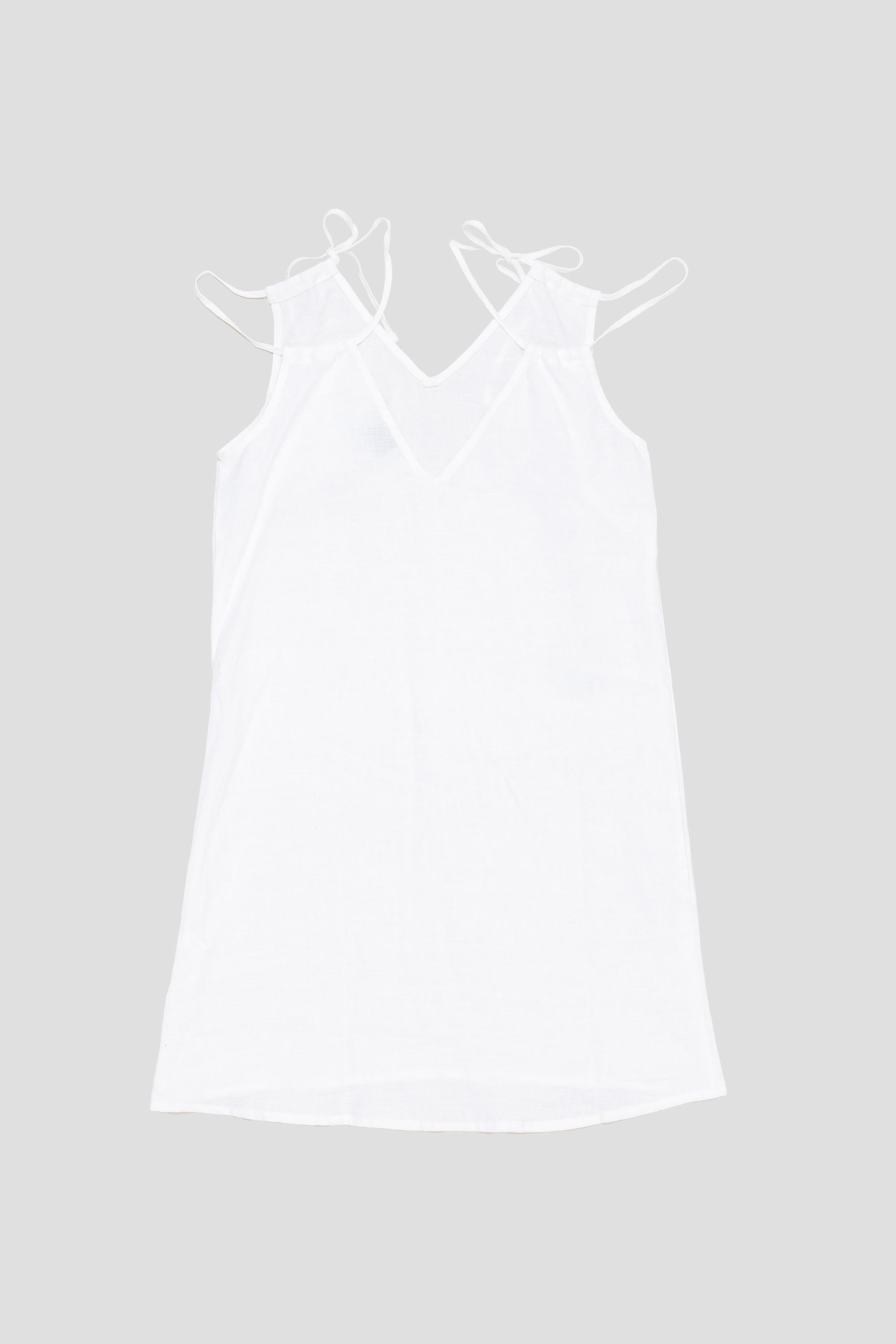 Deiji Studios Looped Dress White