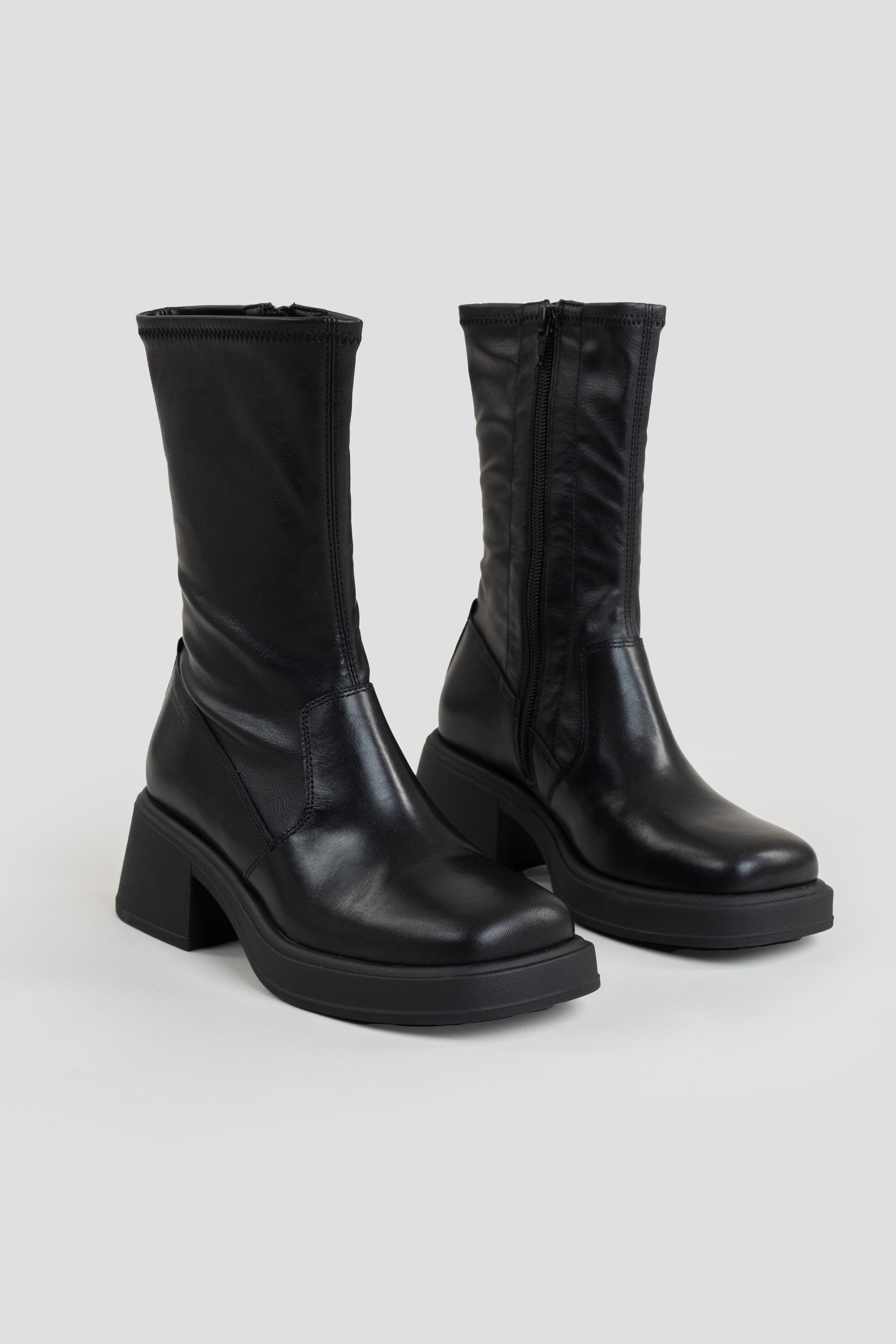 Dorah Stretch Boots Black