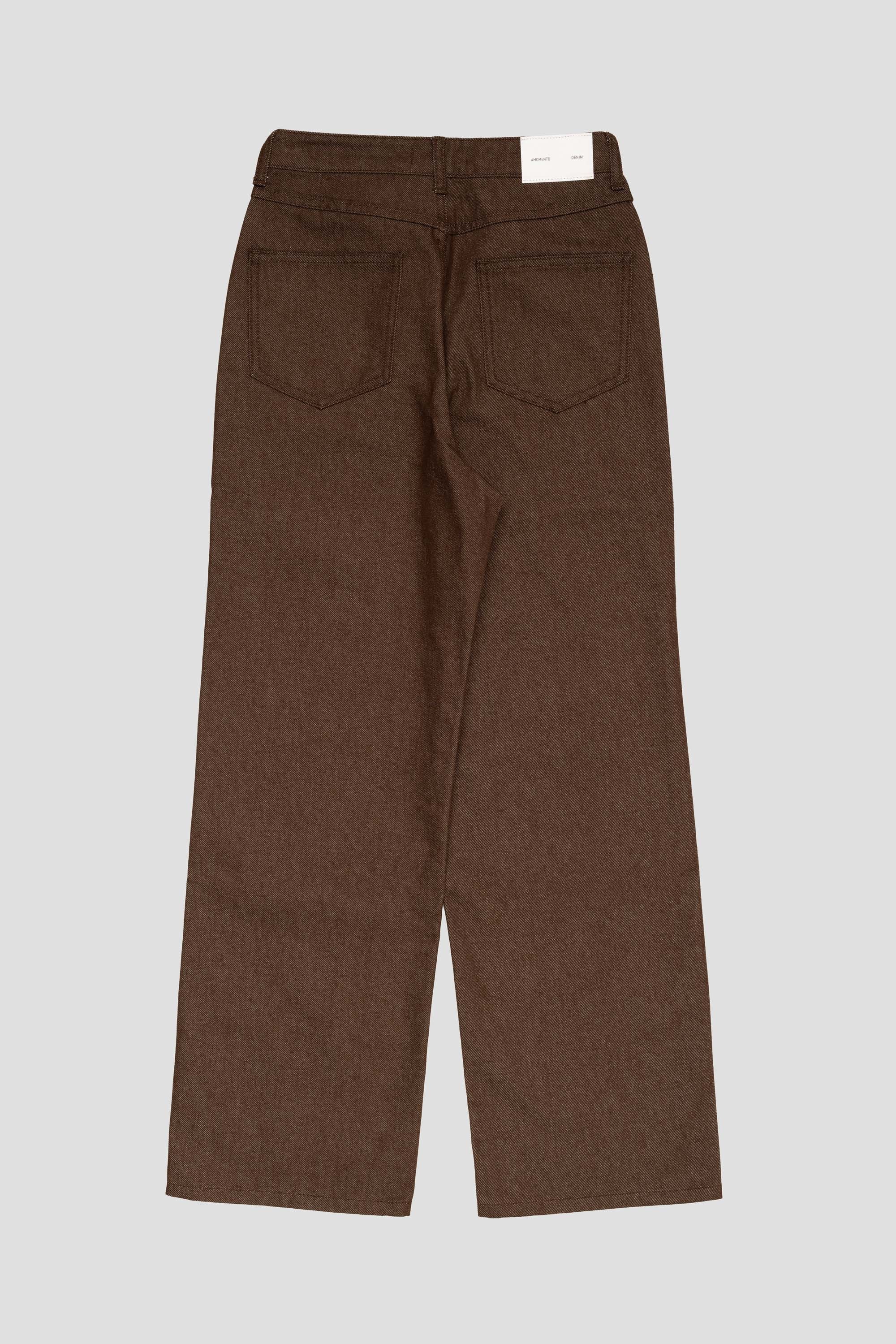 Color Indigo Denim Brown