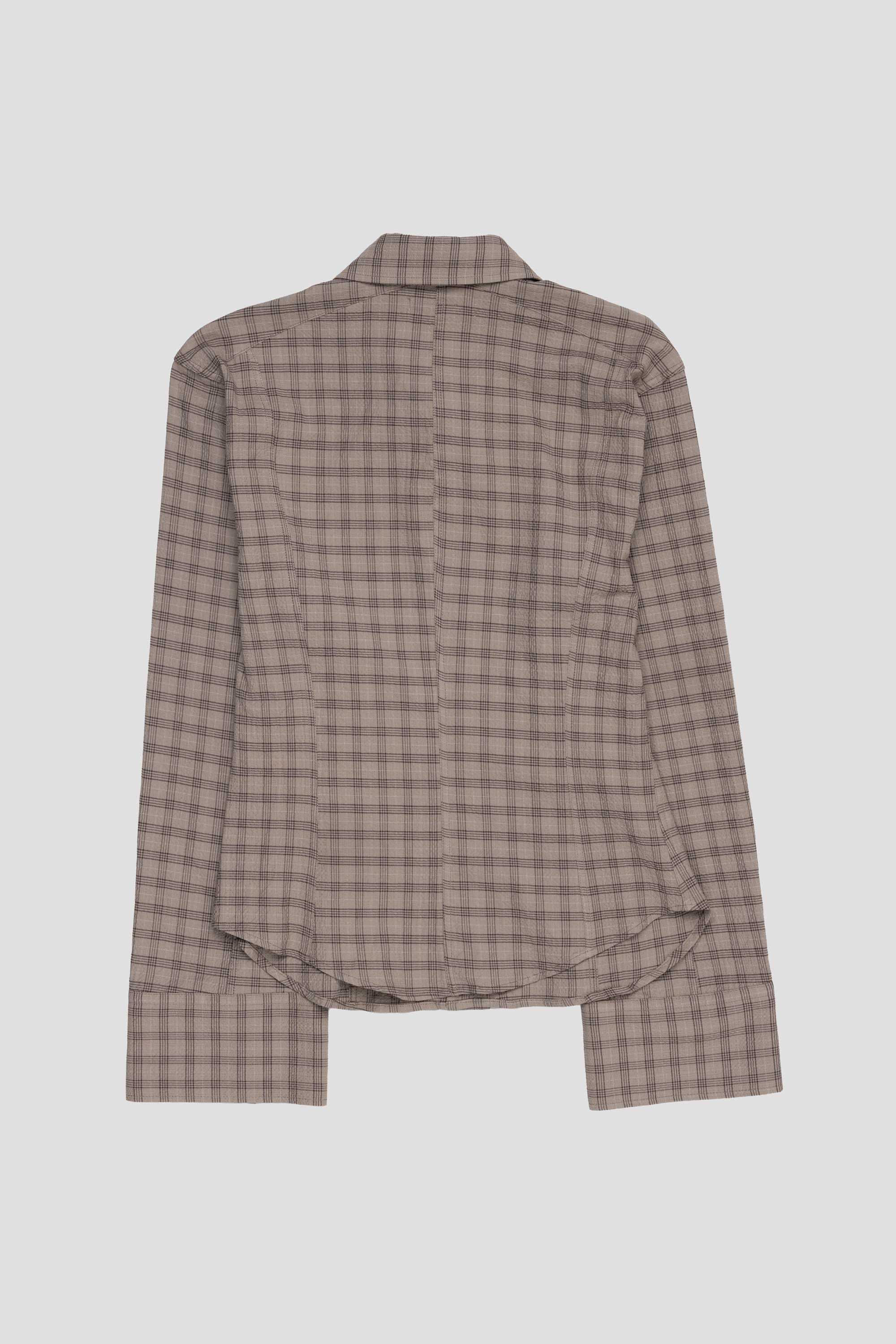 Shape Shirt Beige Check