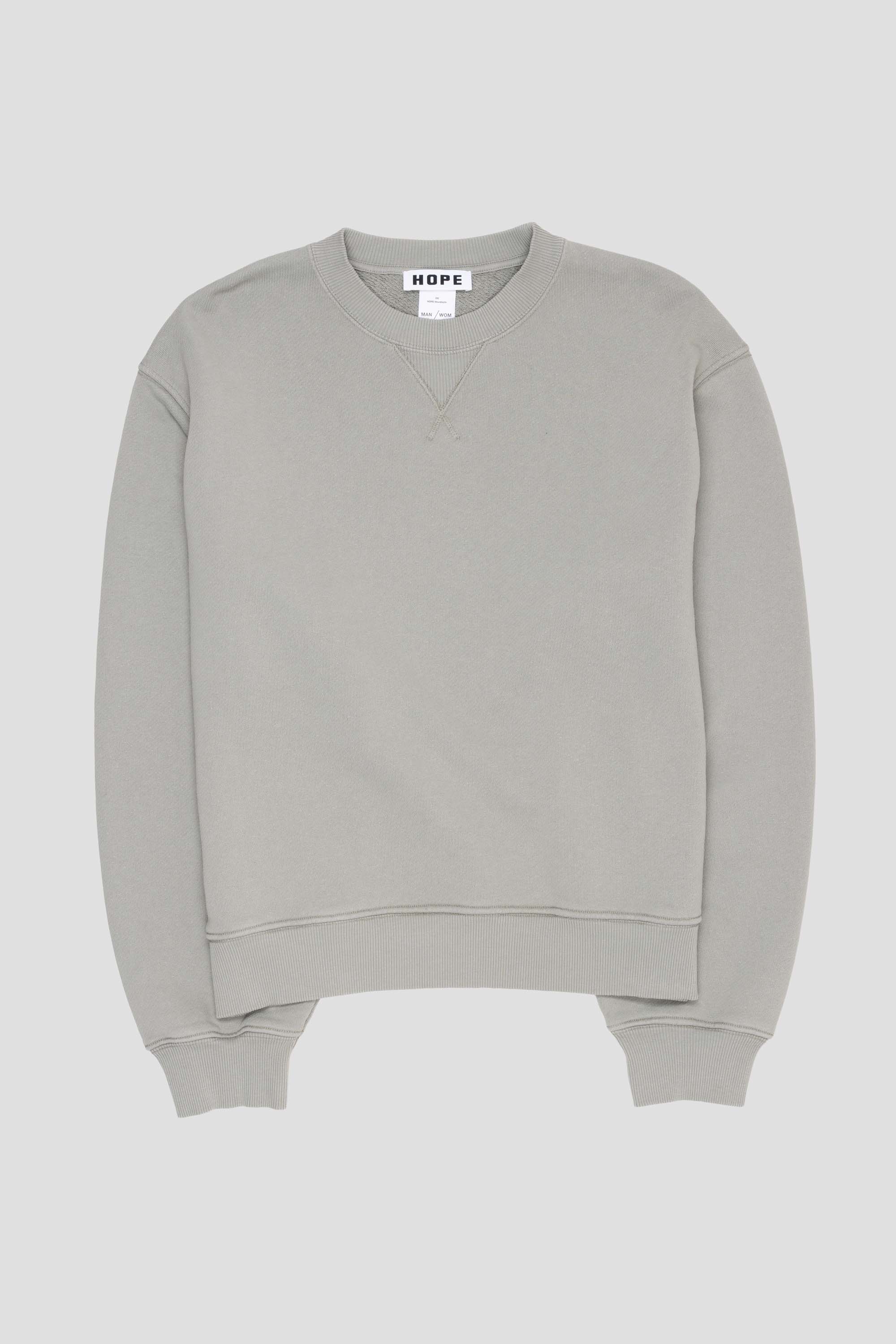 Bubble Sweater Vintage Green Grey Fleece