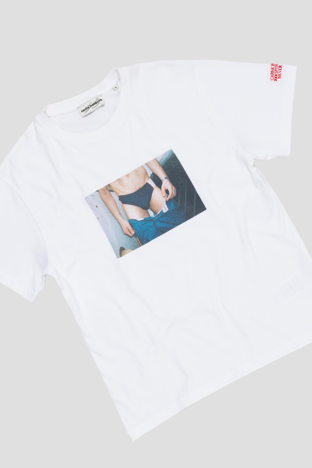 【関税込み】Carne Bollente ホワイト Rennt's Reveal Tシャツ Carne BollenteRennt's Reveal T-Shirt White