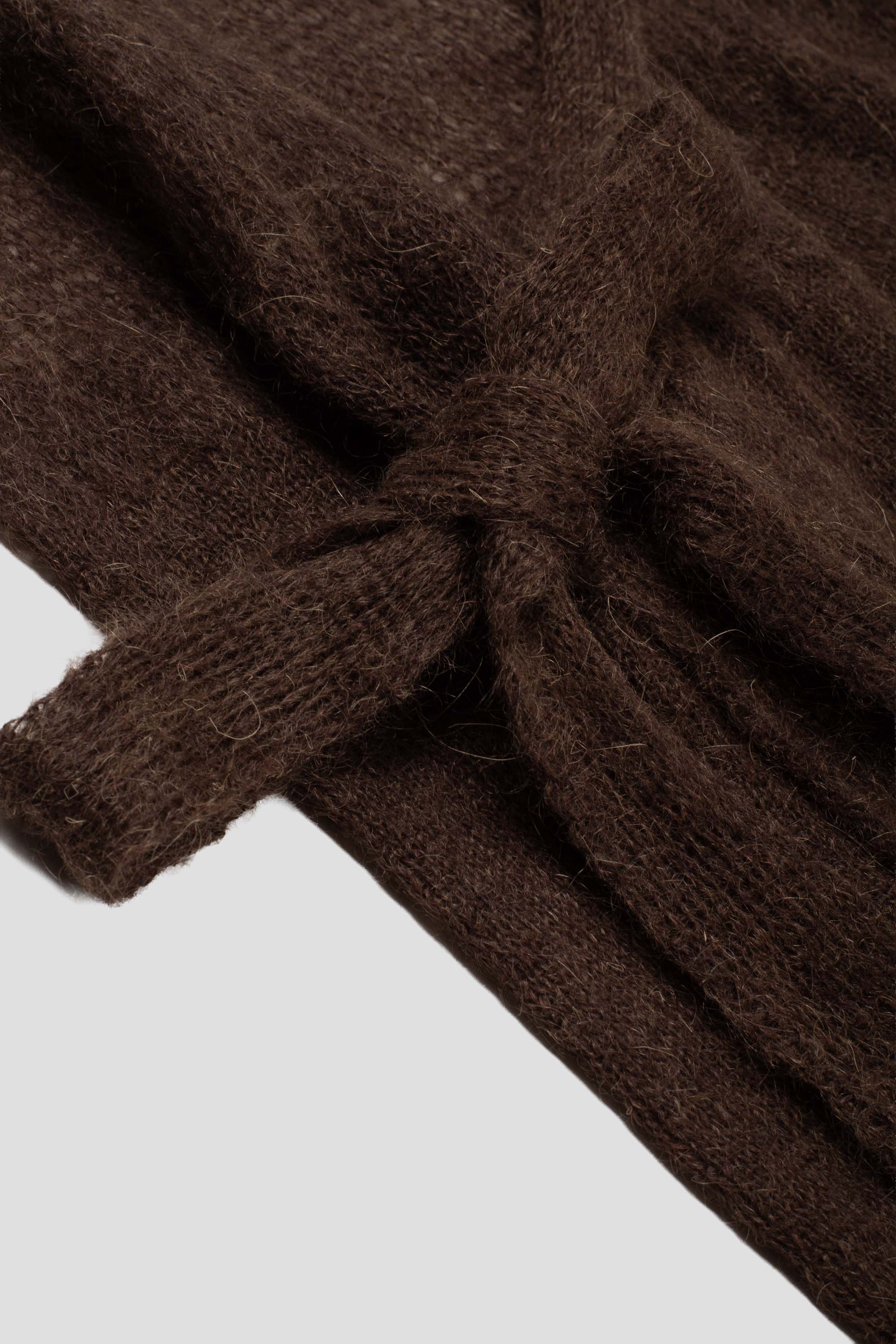 Helen Mohair Cardigan Brown