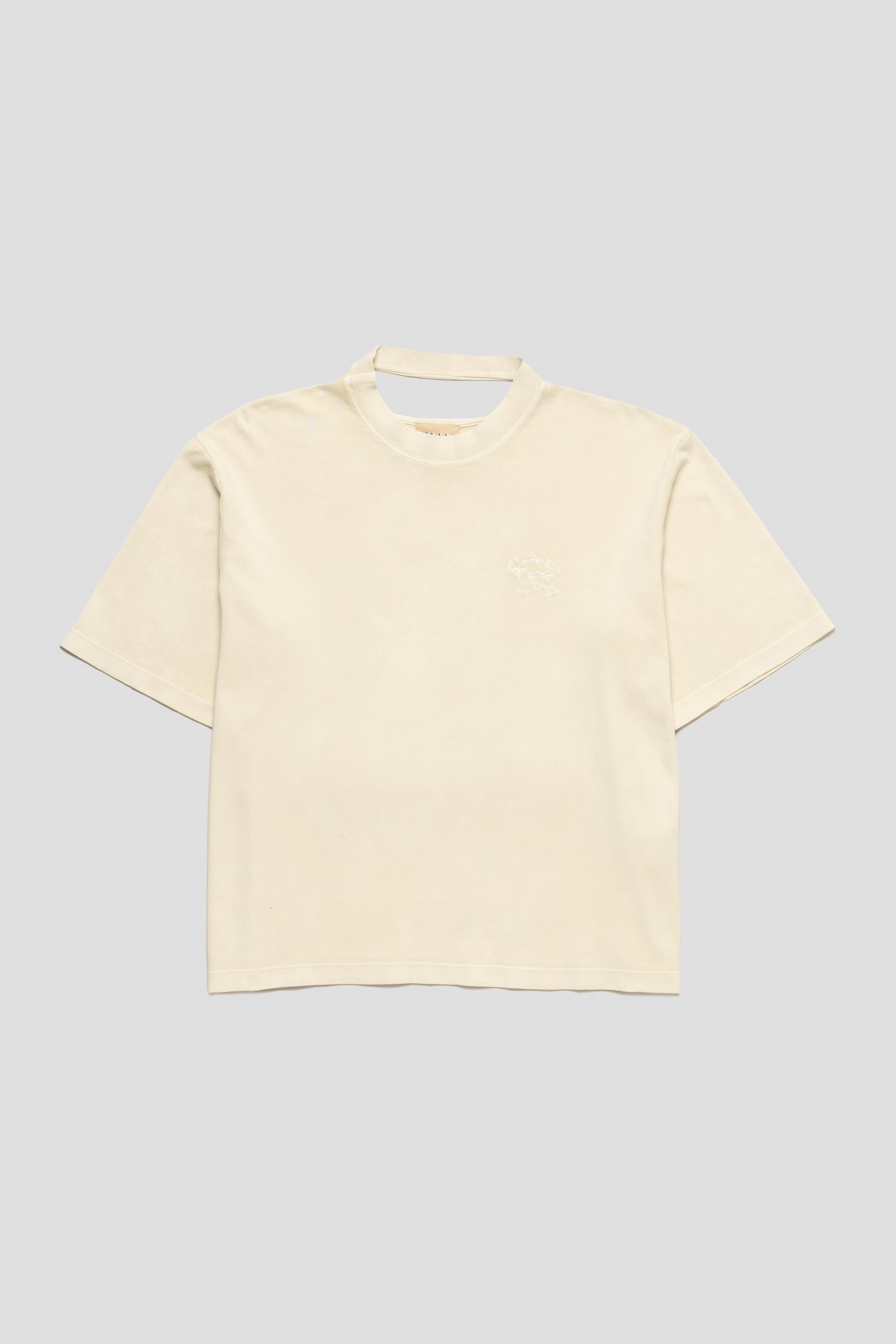 Mineral Dye Boxy T-Shirt Offwhite