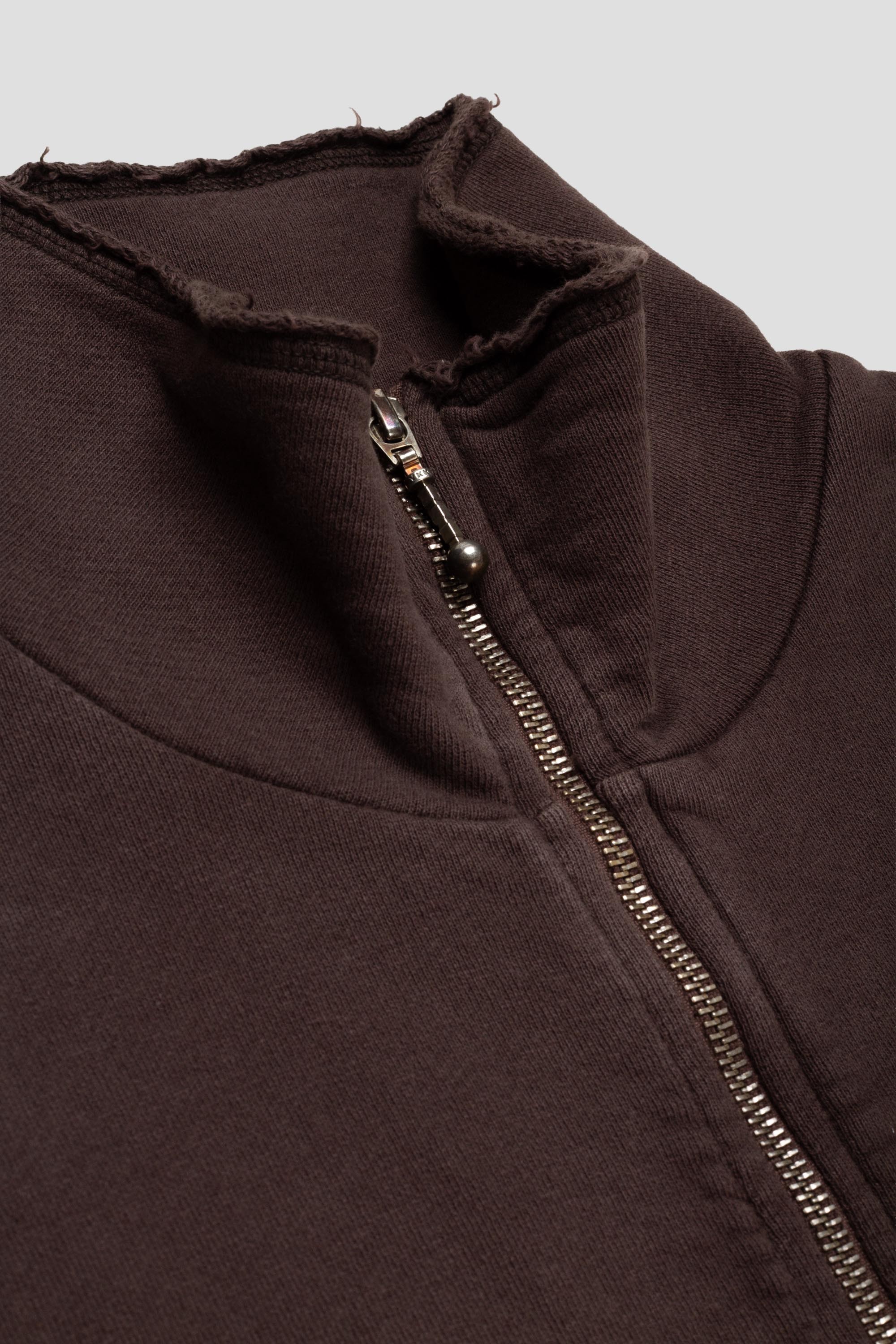 Tide Sweatshirt Dark Brown Linen