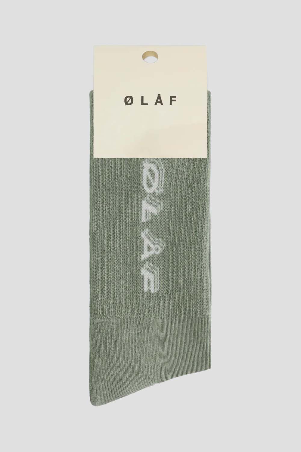 Triple Italic Socks Green Milieu