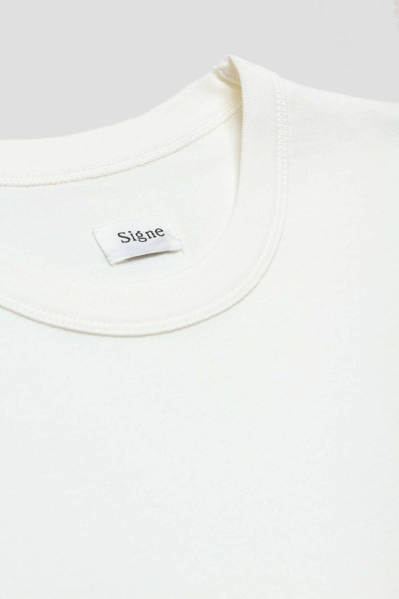 June Fitted T-Shirt Off White