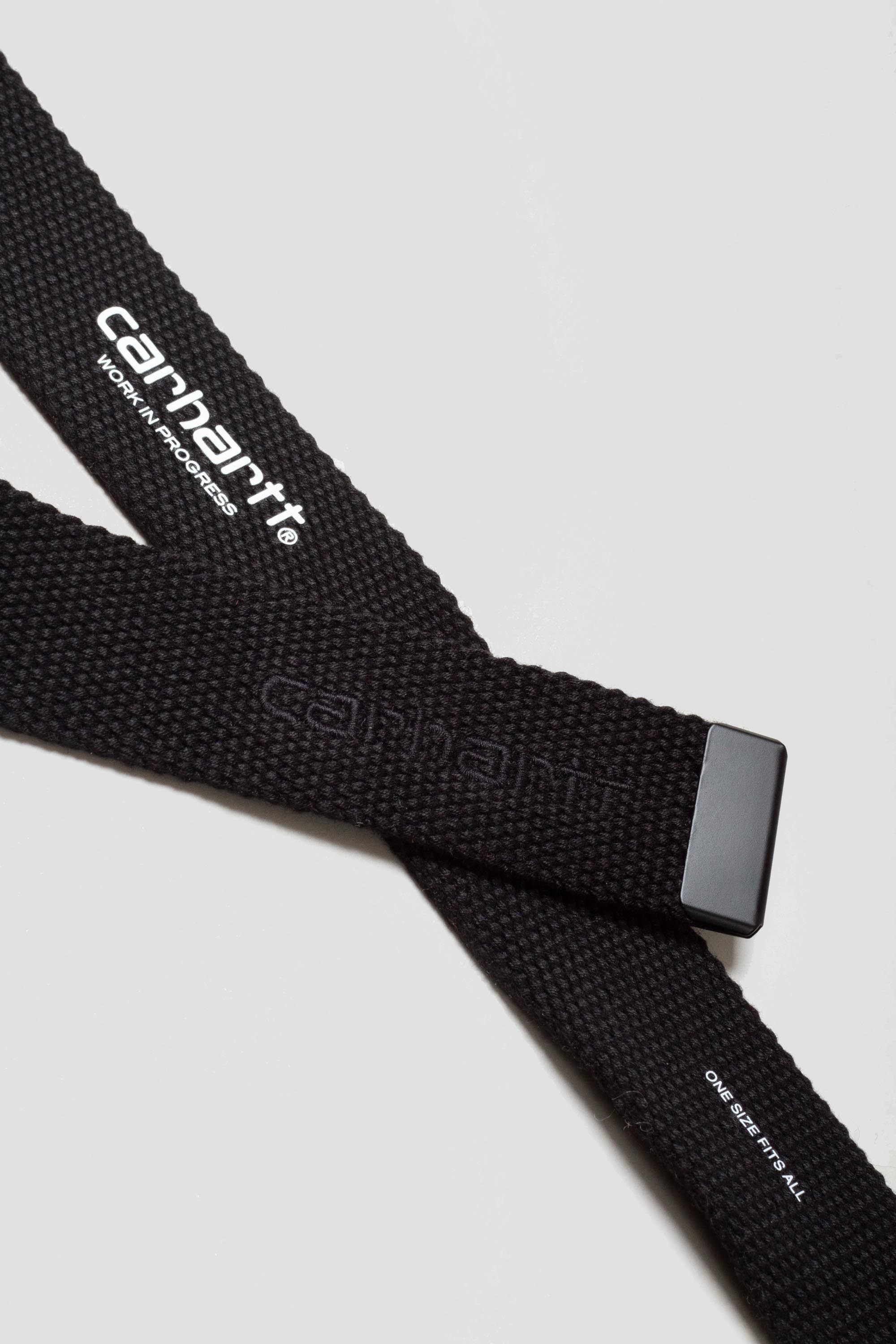 Script Belt Tonal Black