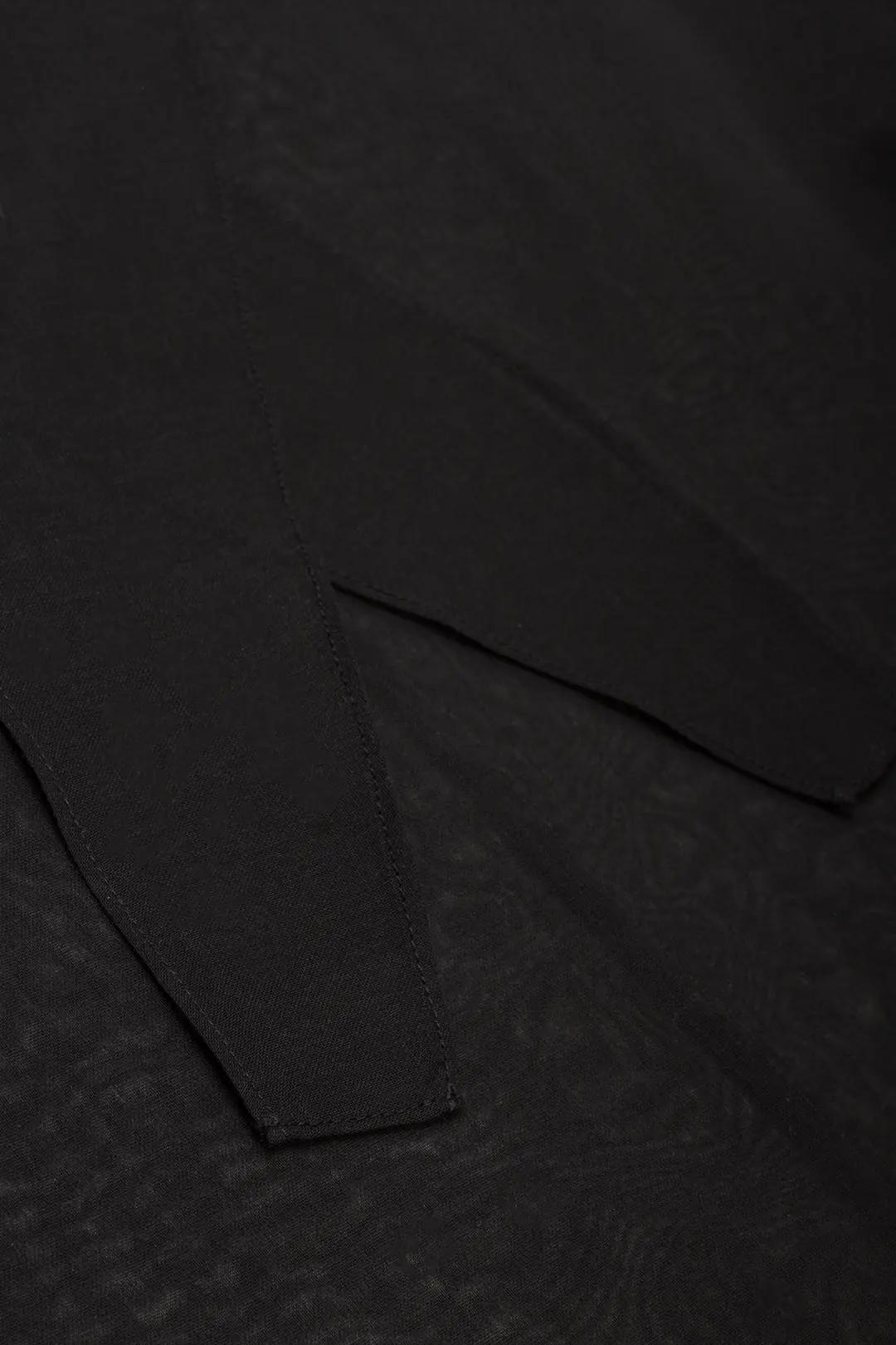 amometo 韓国 Knotted Collar Top, Black AMOMENTO Knotted Collar Top - Black | Garmentory