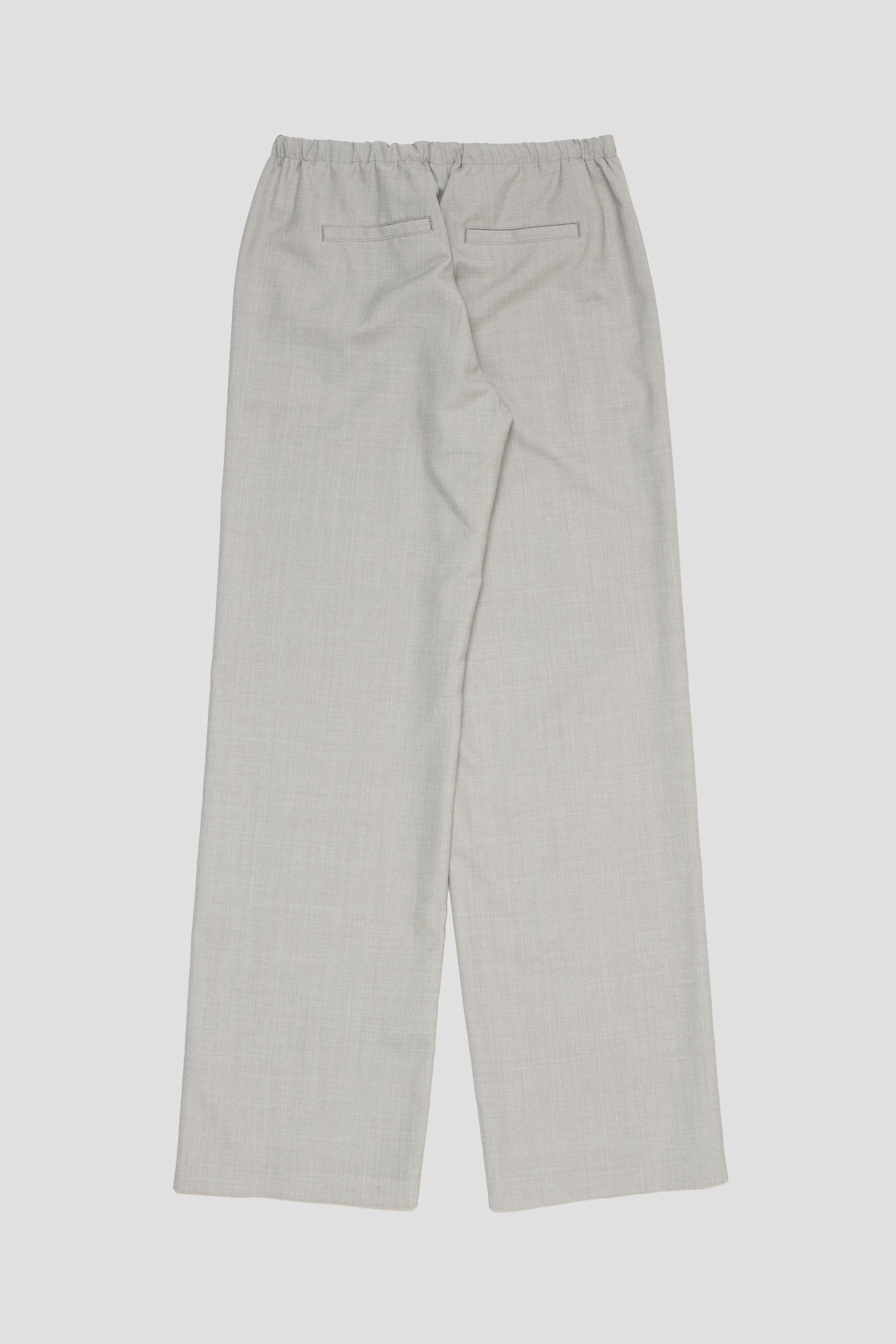 Wool Banding Pants Beige