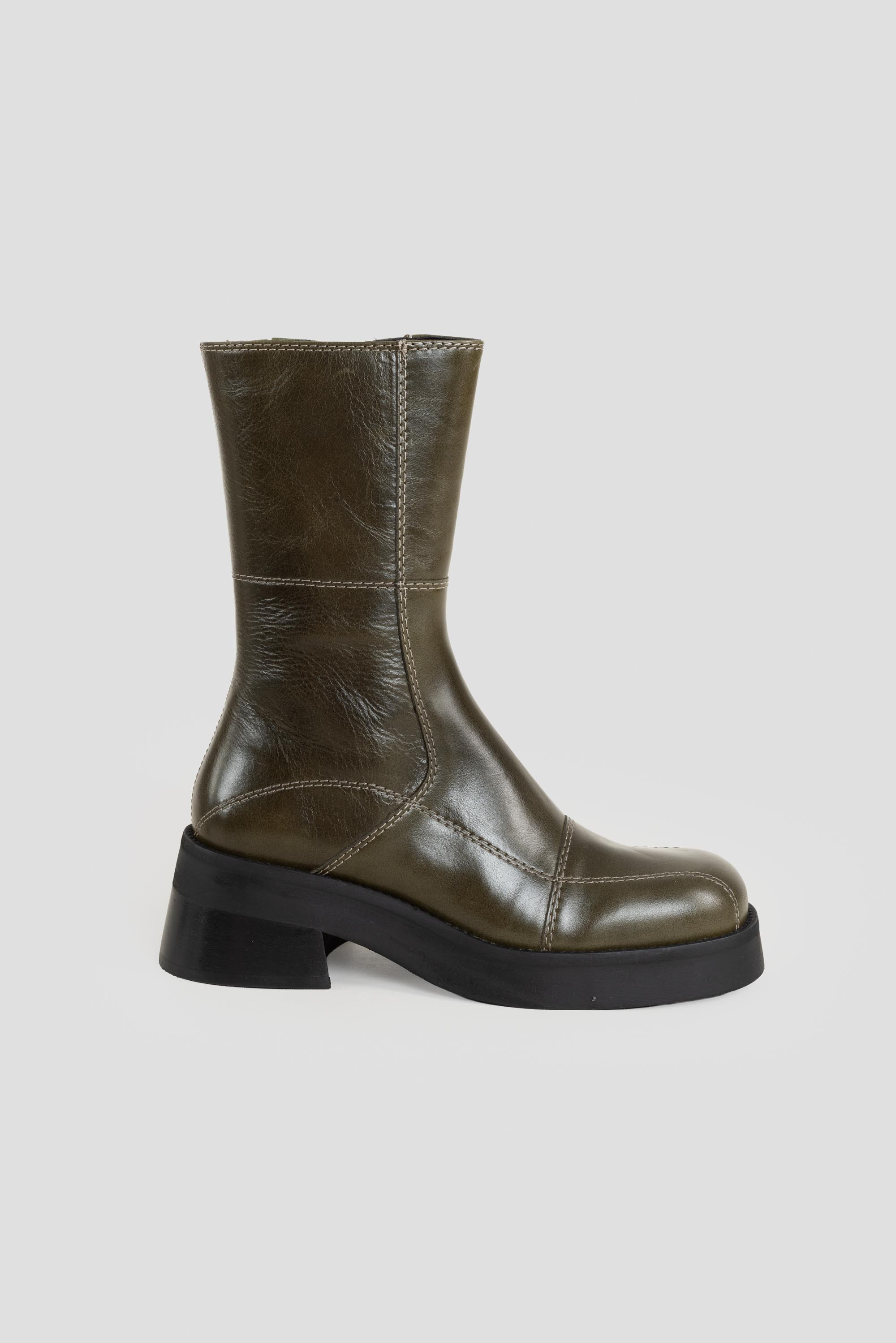 Heya Ankle Boots Khaki