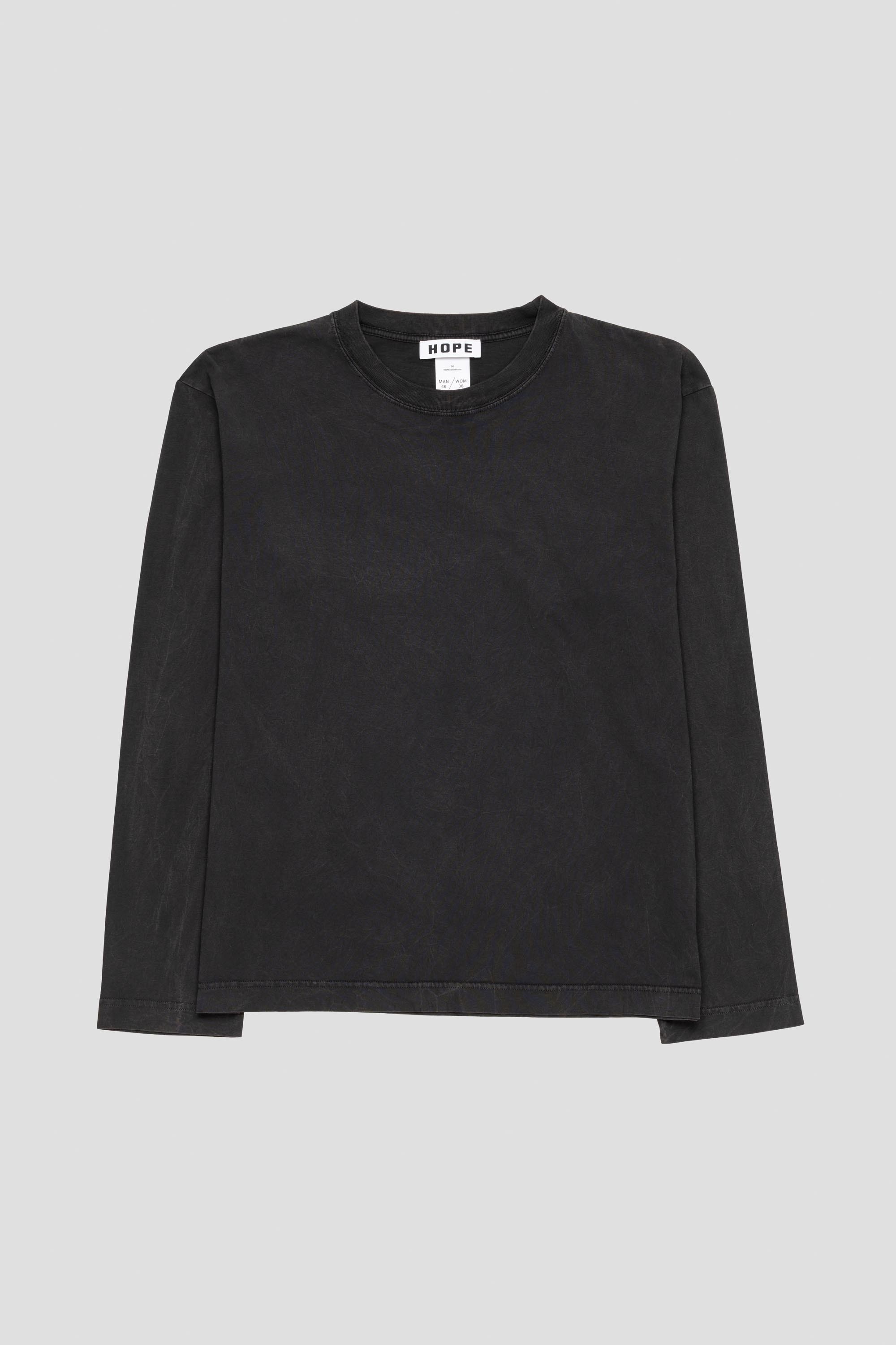 Spark Longsleeve Washed Black Jersey