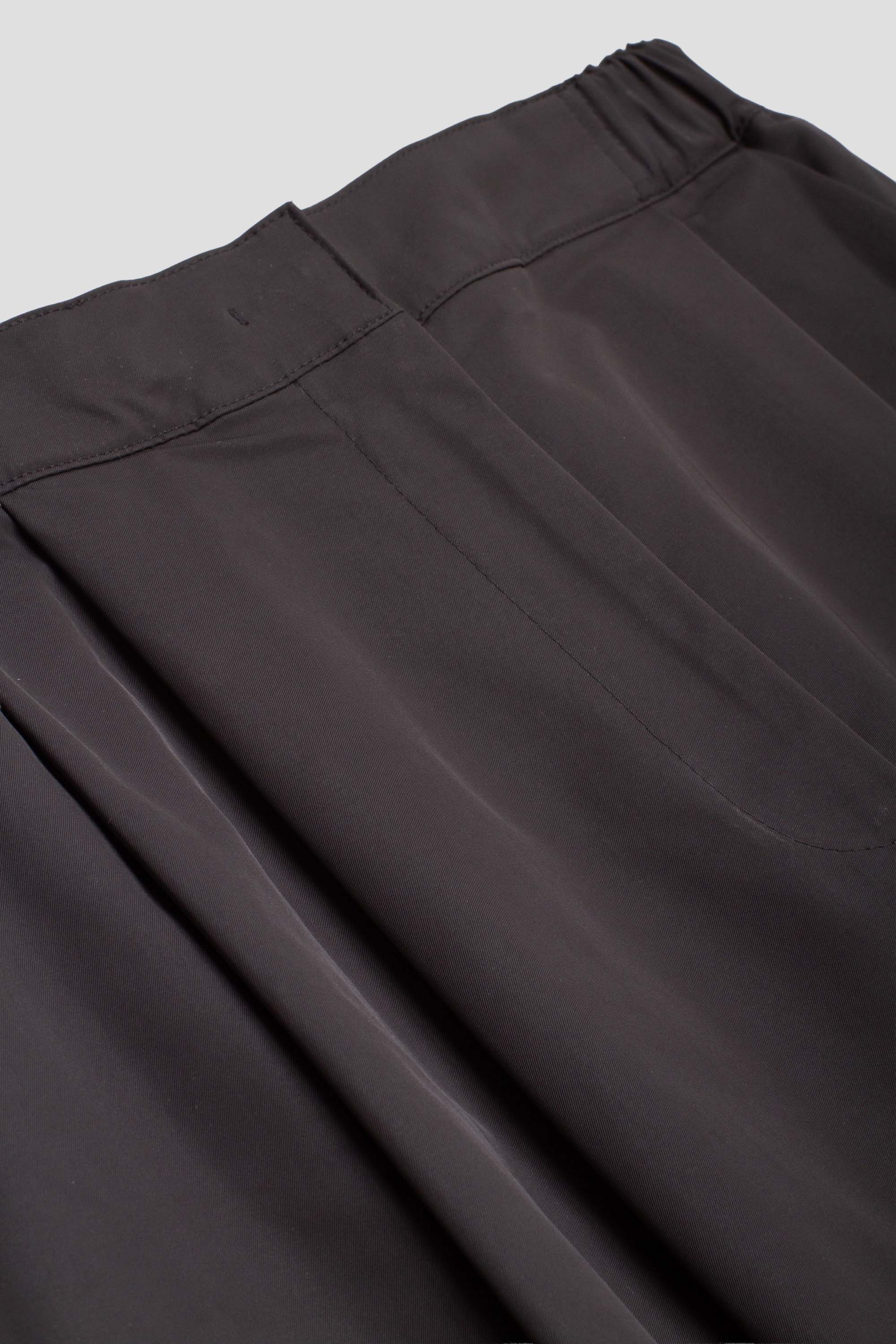 Two Tuck Balloon Pants Charcoal