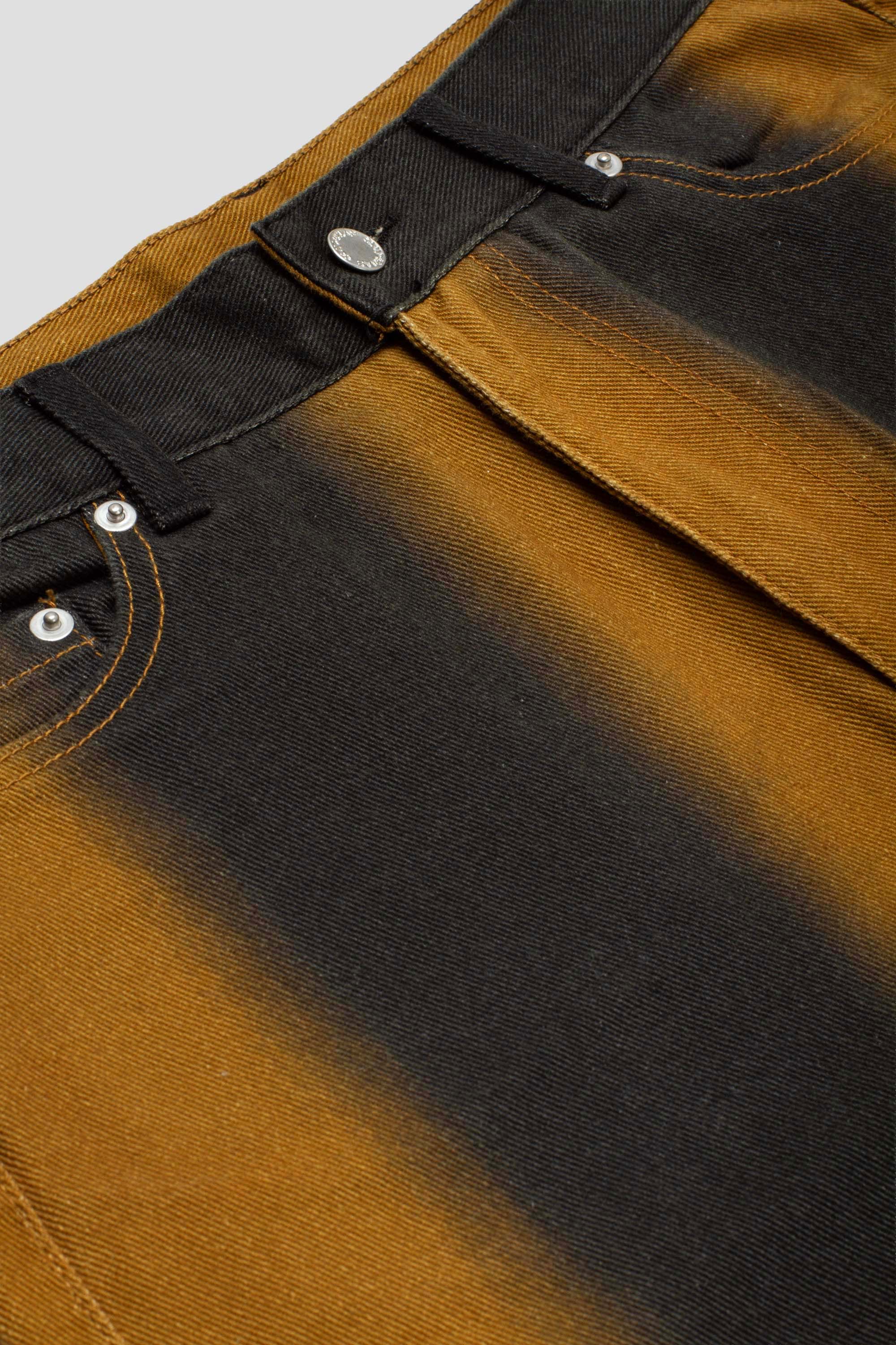 Sprayed Boot Cut Faded Terracotta