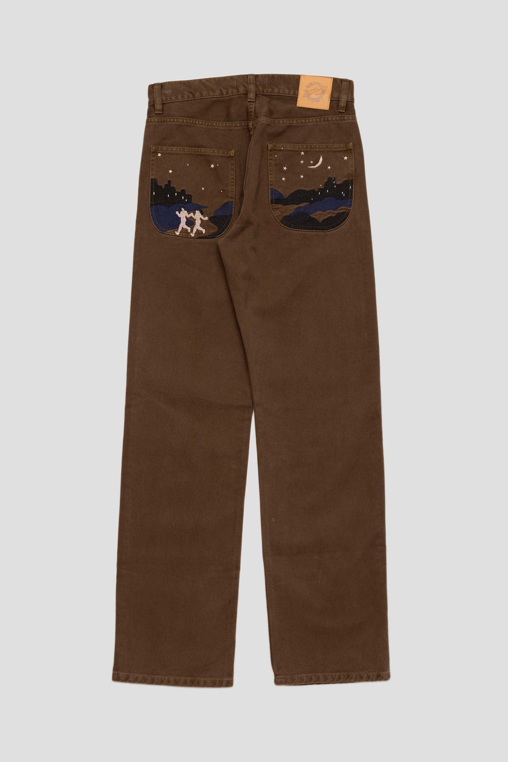 Under The Moon Jeans Brown