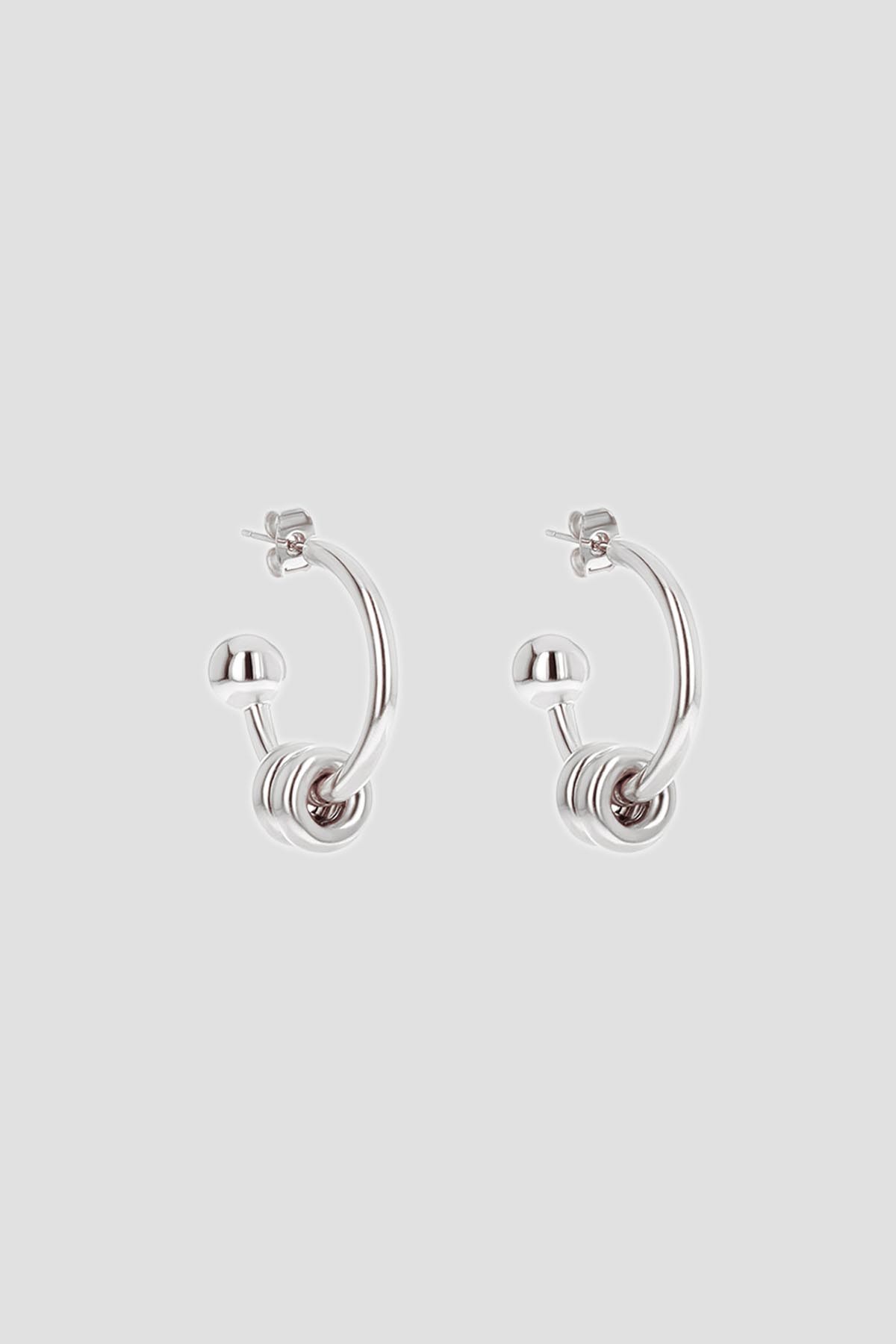 Alan Earrings Palladium