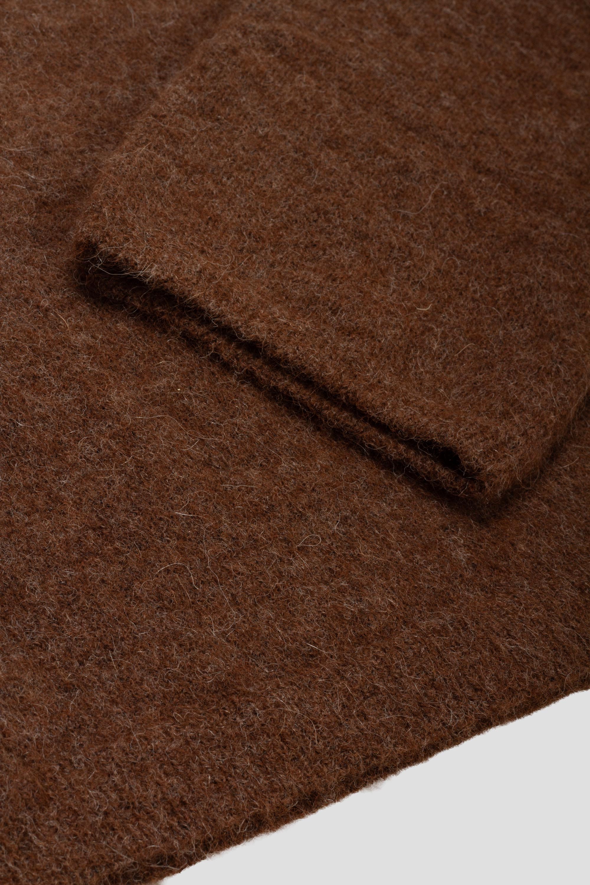 Aperto Turtle Sweater Brown Melange