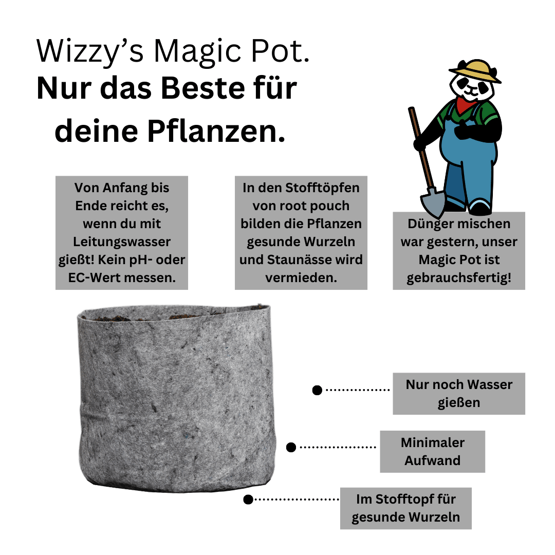 Magic Pot - für den perfekten Outdoor Grow!