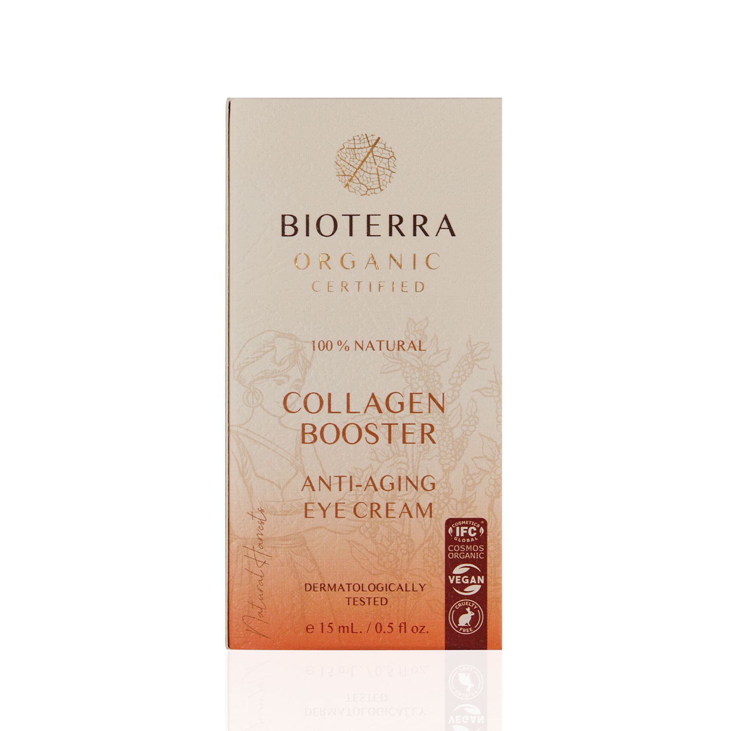 Bioterra Organische Kollagenunterstützende Anti Aging Augencreme 15 ml