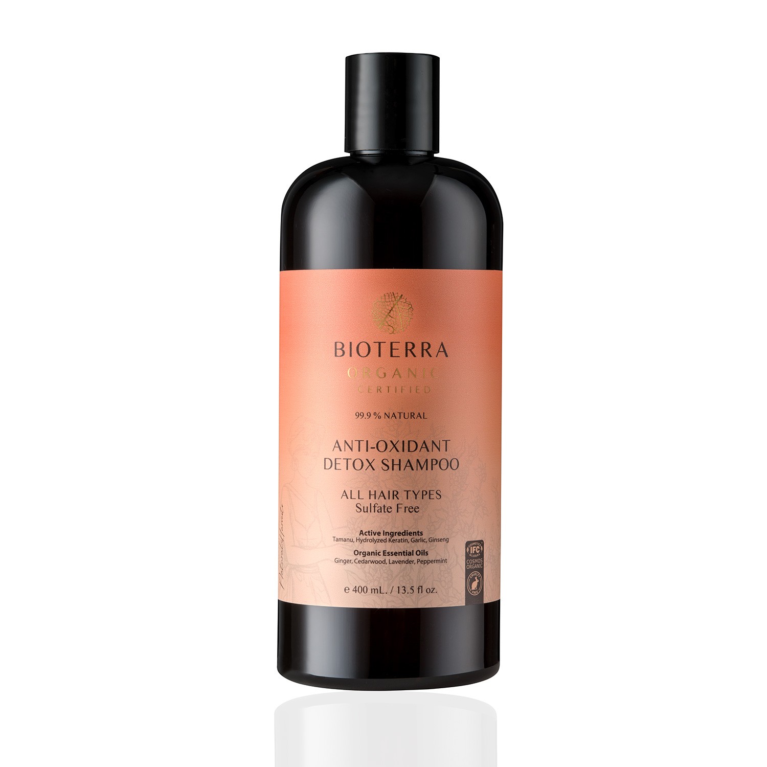 Bioterra Organisches Antioxidans Detox Shampoo 400 ml