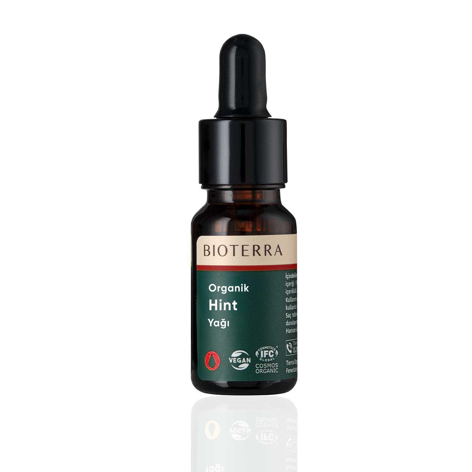 Bioterra Organisches indisches Öl - Bio Virgin Rizinusöl 10ml