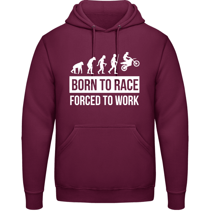 Born To Race Forced To Work Huvtröja 0 image