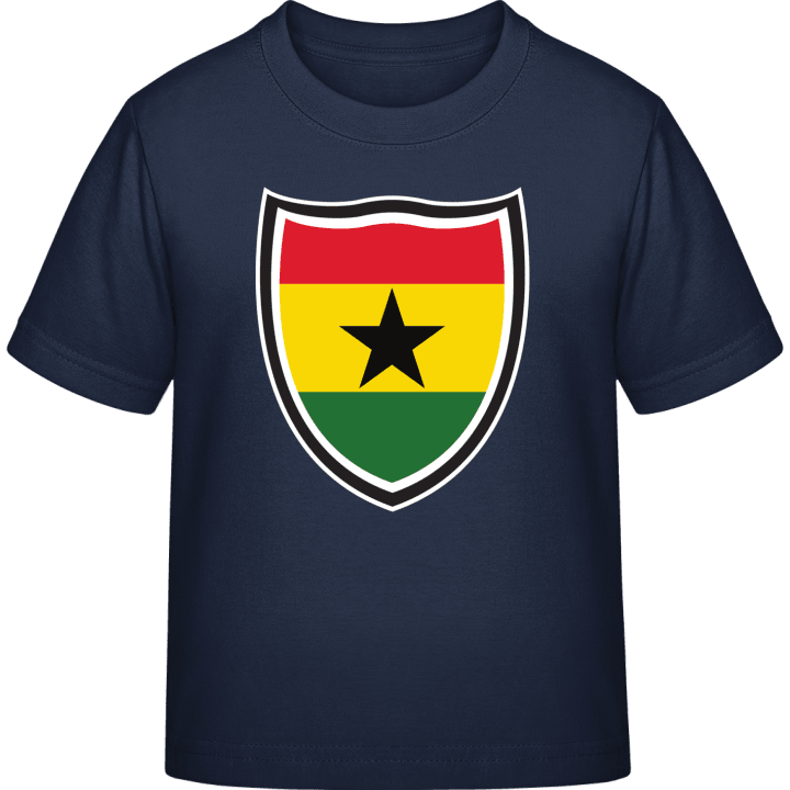 Ghana Flag Shield T-shirt för barn contain pic