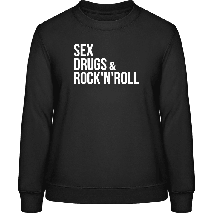 Sex Drugs And Rock'N'Roll Sweatshirt för kvinnor contain pic