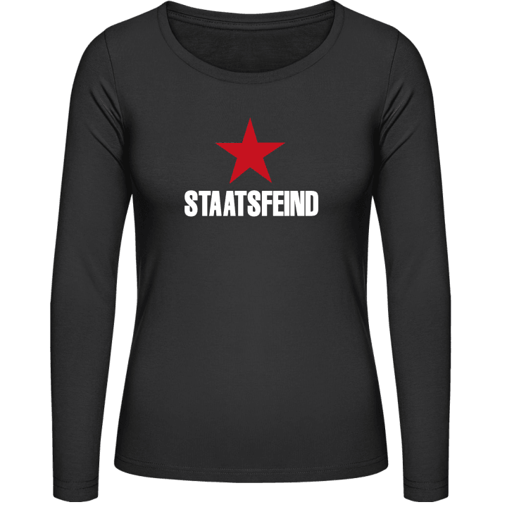 Staatsfeind Frauen Langarmshirt contain pic
